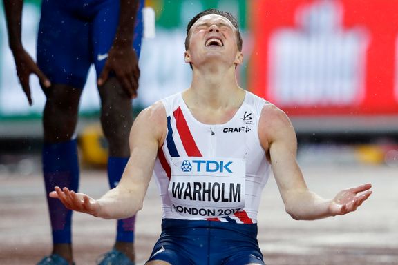 Slik hylles verdensmesteren: «Han går inn blant de største i norsk friidrett»