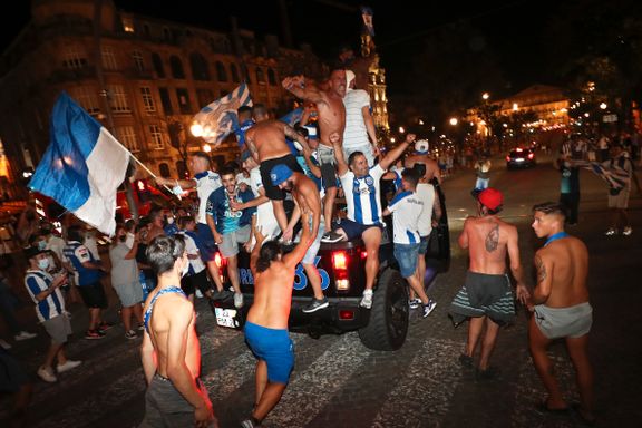 Supporterne feiret i gatene da klubben sikret sitt 29. seriegull