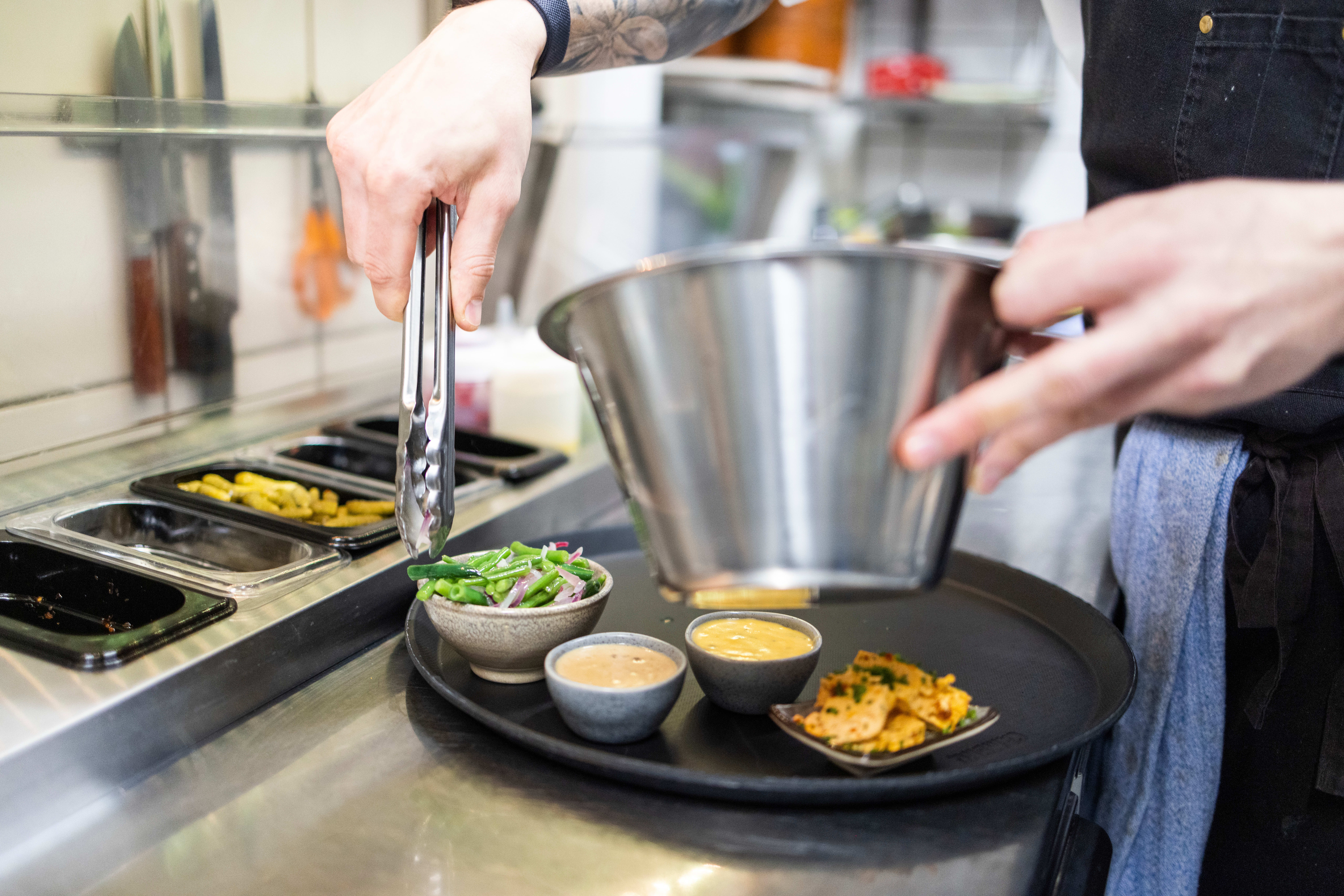 Mye godt tilbehør, men sausene skuffer. 