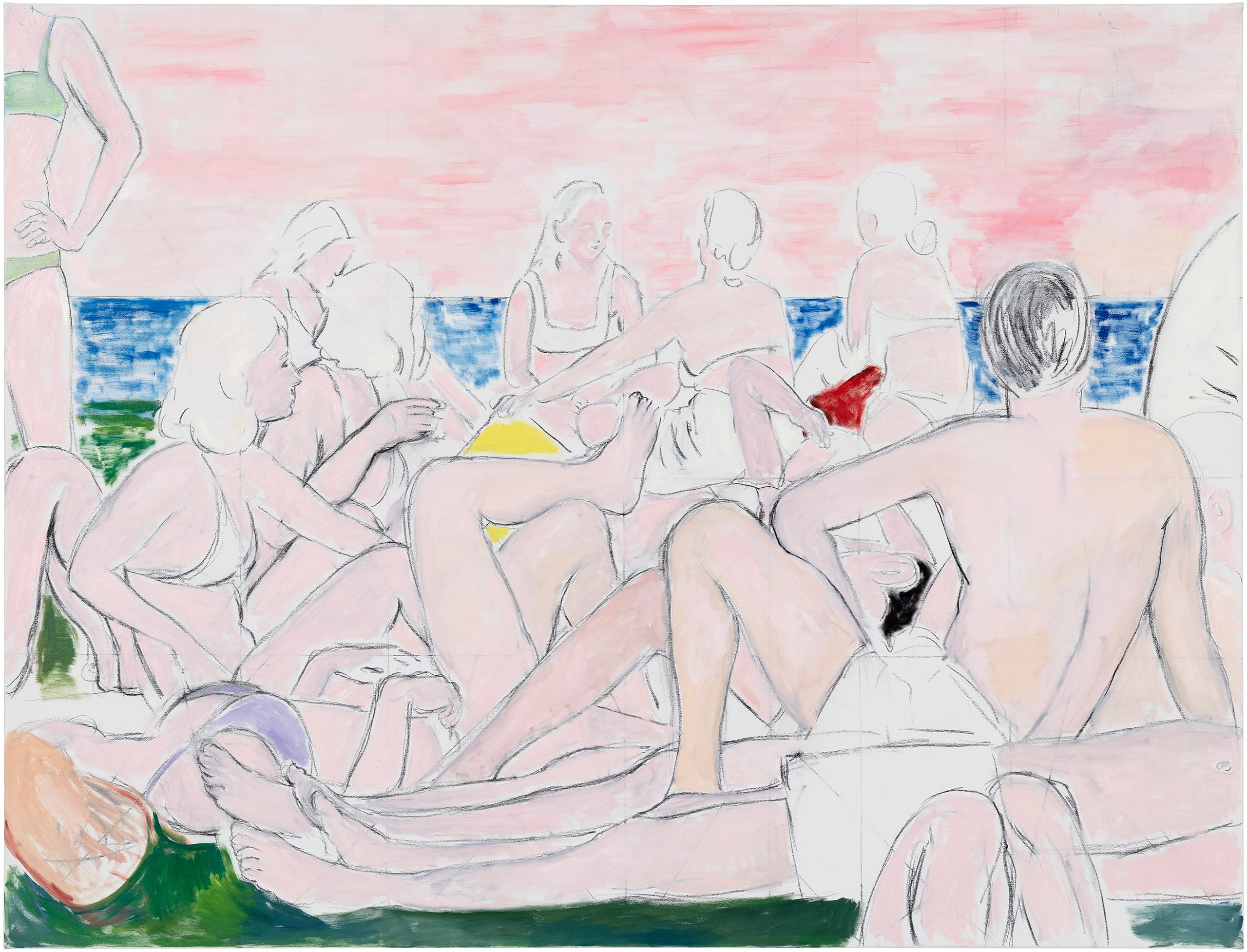 Thorbjørn Sørensens badere er tett flettet sammen.