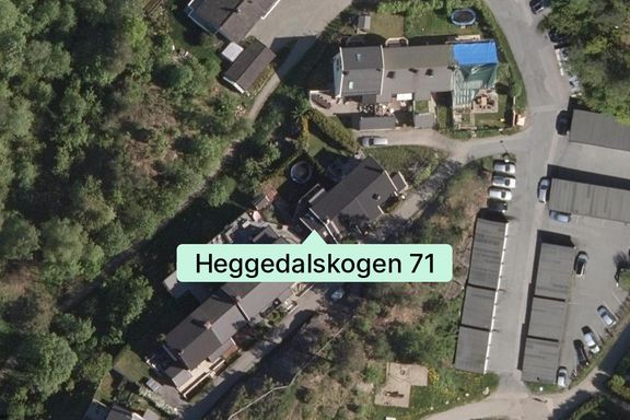 Kjedet enebolig i Heggedalskogen solgt for 5.500.000 kroner