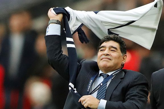 Til helgen er Diego Maradona tilbake som trener - for et lag på nivå to i Midtøsten