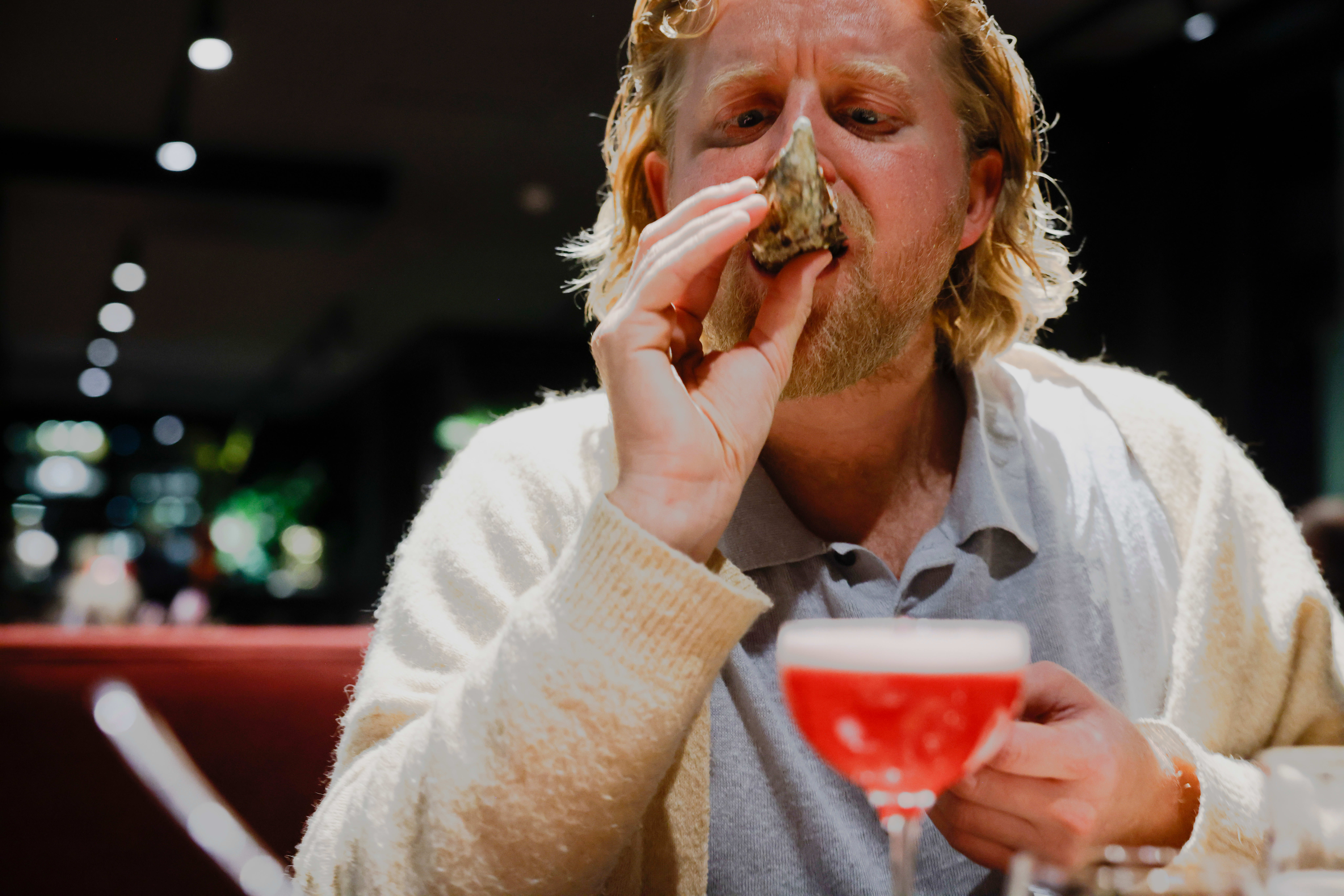 Bare tanken på en østers ville vært utenkelig for den unge Gaute. 