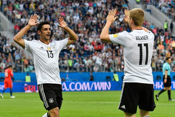 Tyskland vant prøve-VM – Chiles trener sendt på tribunen