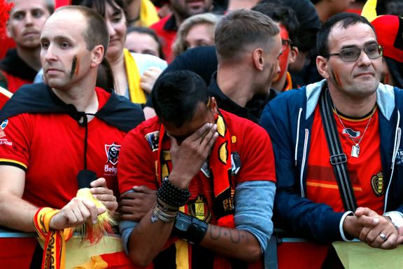  VM-studio: Belgierne måtte legge seg med knuste finaledrømmer. I morgentimene fortsatte marerittet. 