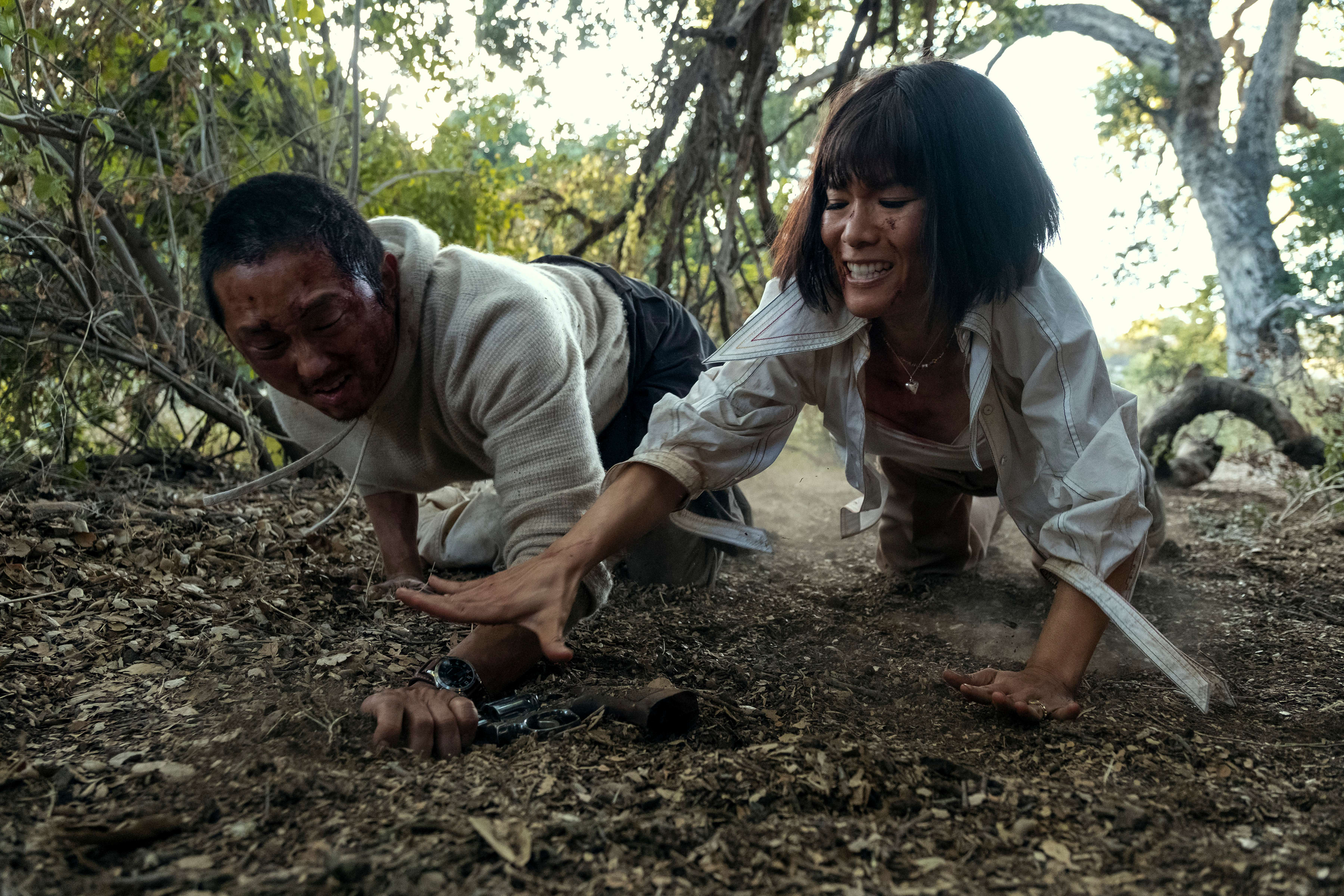 Amy (Ali Wong) og Danny (Steven Yeun) tar krangling til nye høyder.