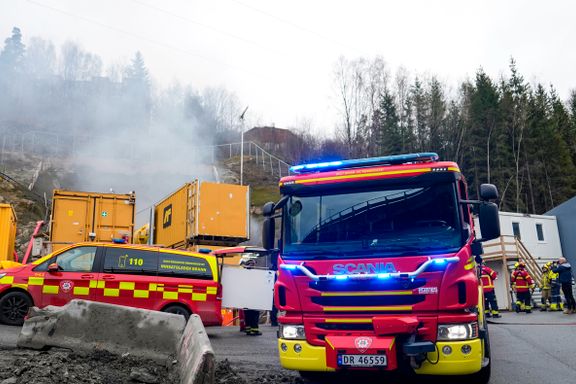 24 evakuert fra brann i en tunnel på Alnabru i Oslo