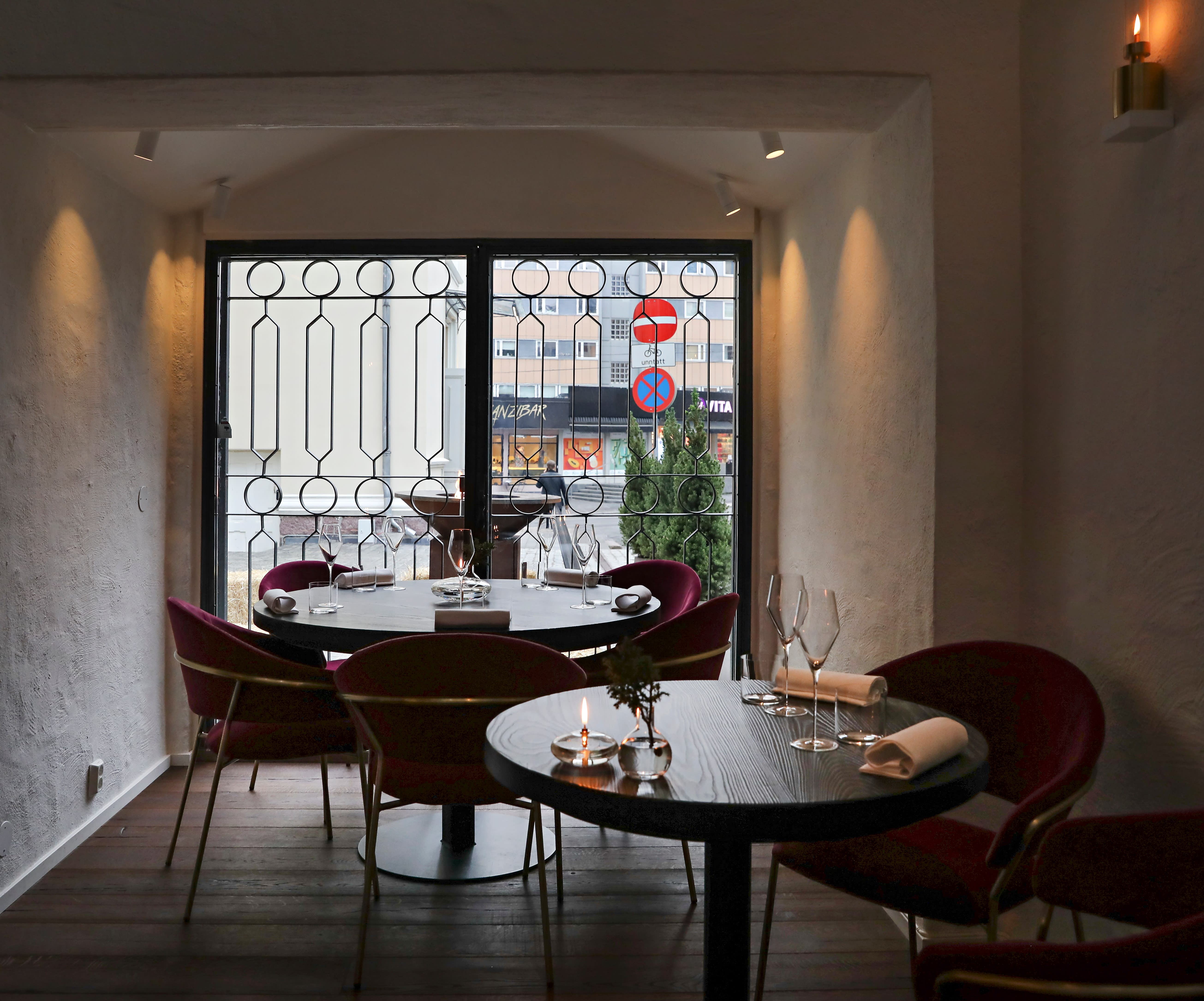 Utsikt til Bogstadveien. 