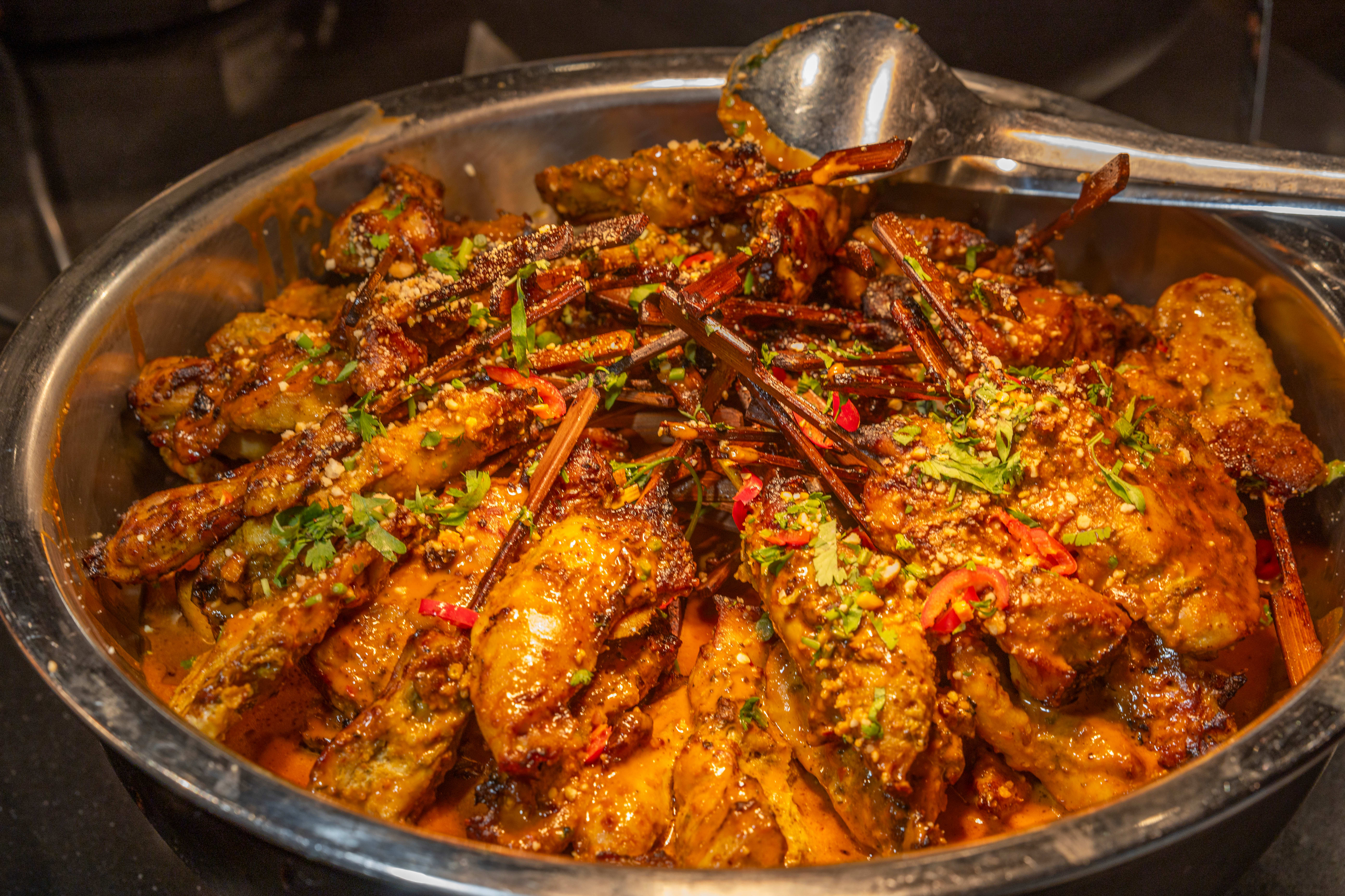 Sataykyllingen er av de bedre varme rettene.