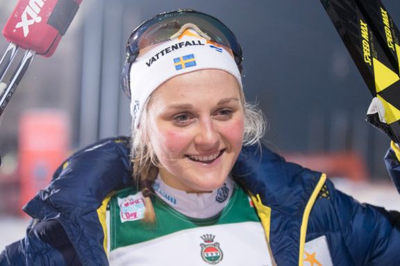 Stina Nilsson vant spennende spurtduell med Maiken Caspersen Falla