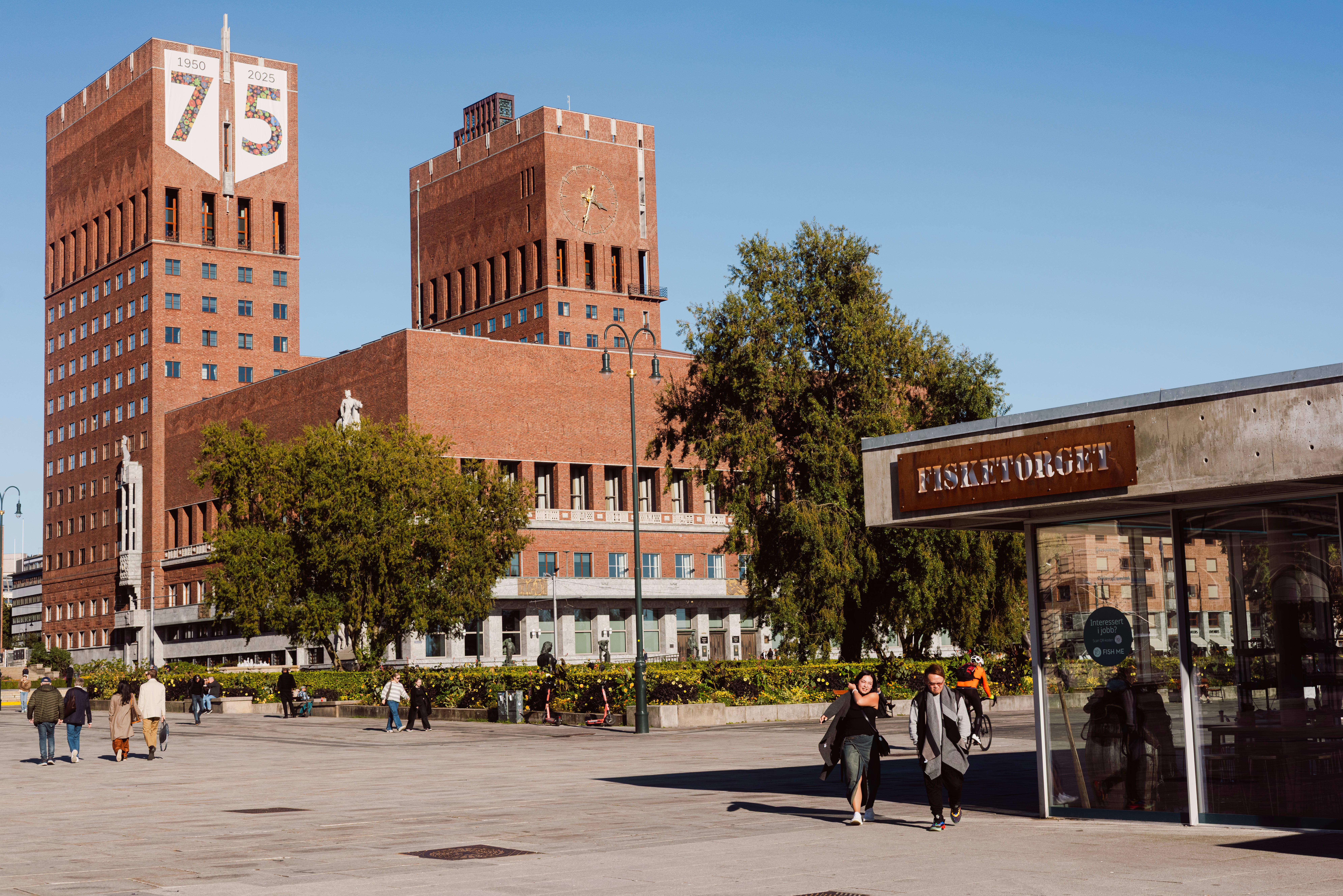 Restauranten har en sentral plassering i Oslo. 