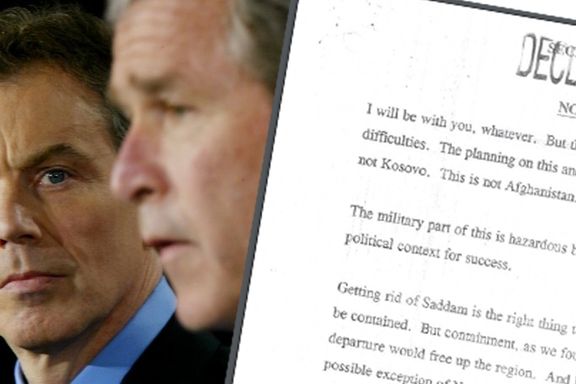 Slik planla Blair å overtale sine egne til krig i Irak