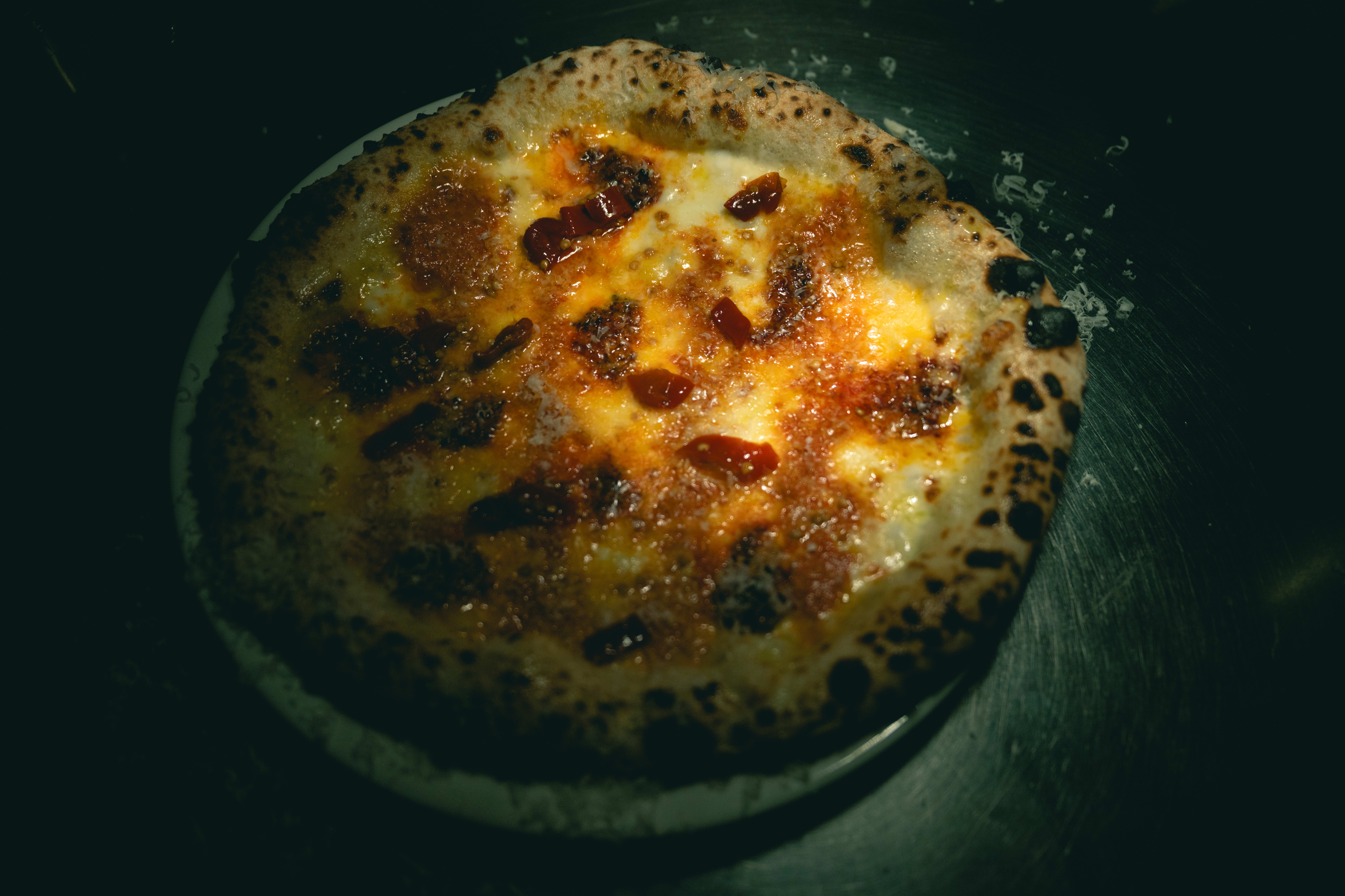 Nduja-pizzaen er vår soleklare favoritt. 