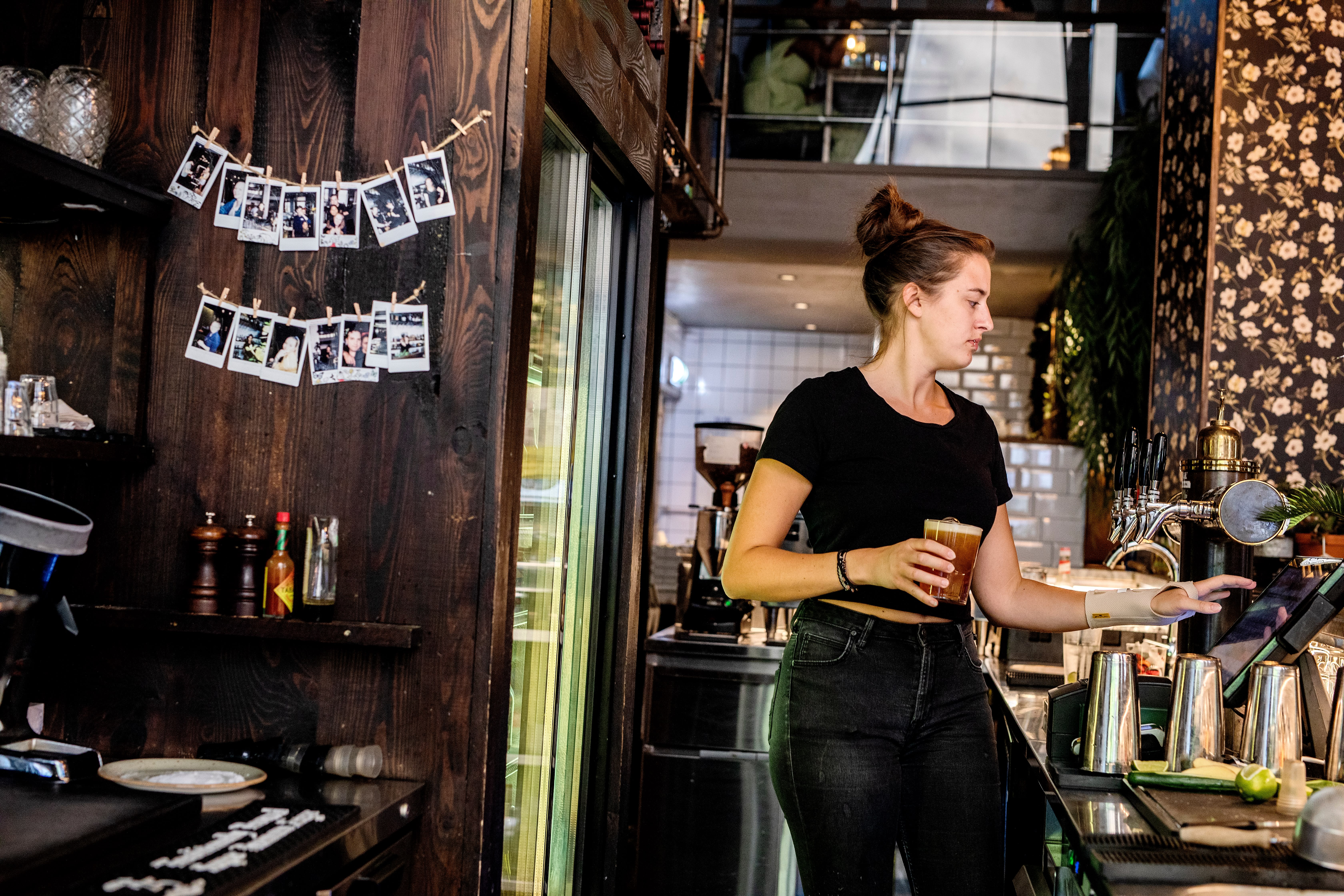 Baren byr på mye godt drikke.