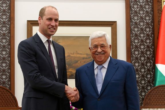 Prins William kalte Palestina et land