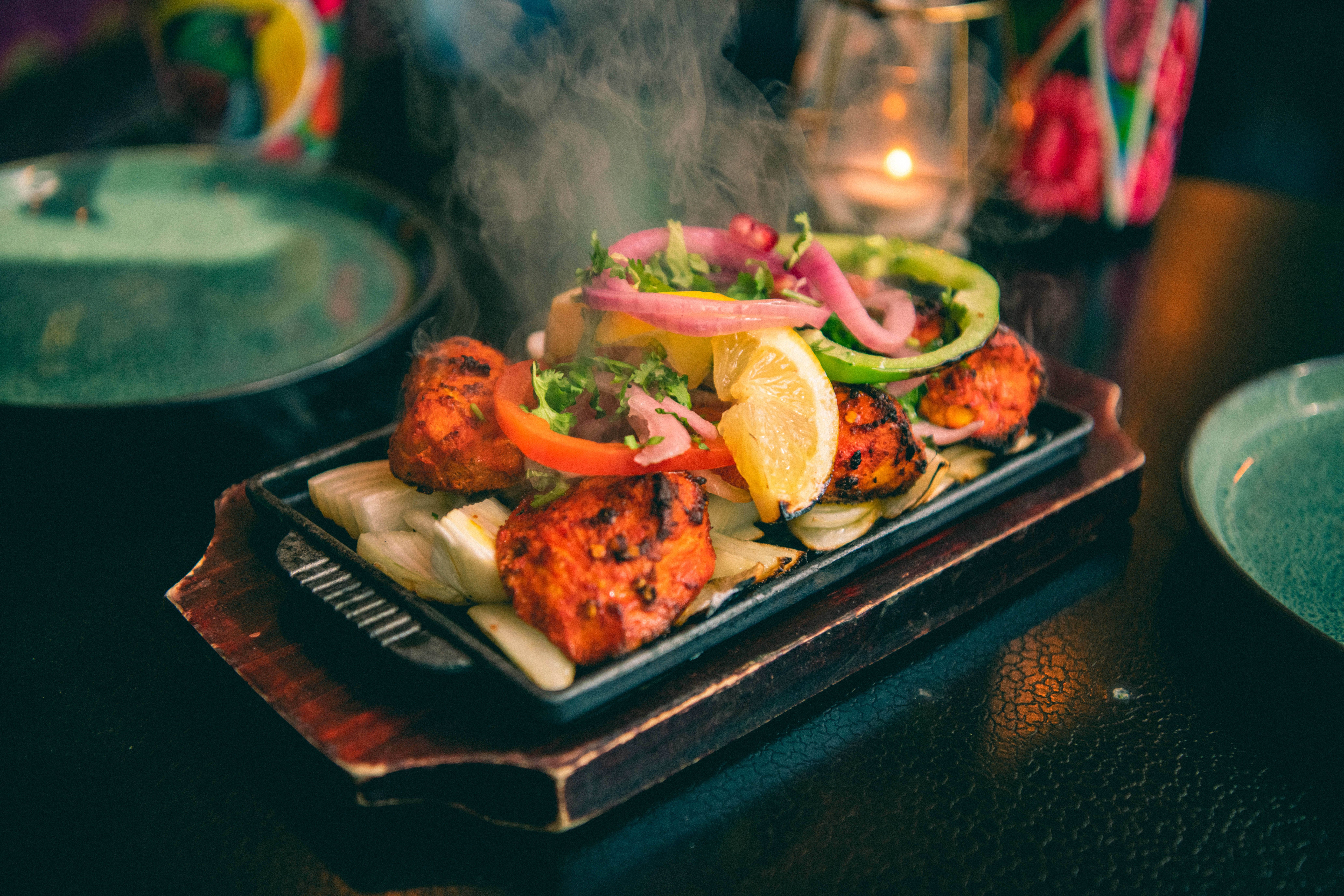 Store og møre kyllingbiter.