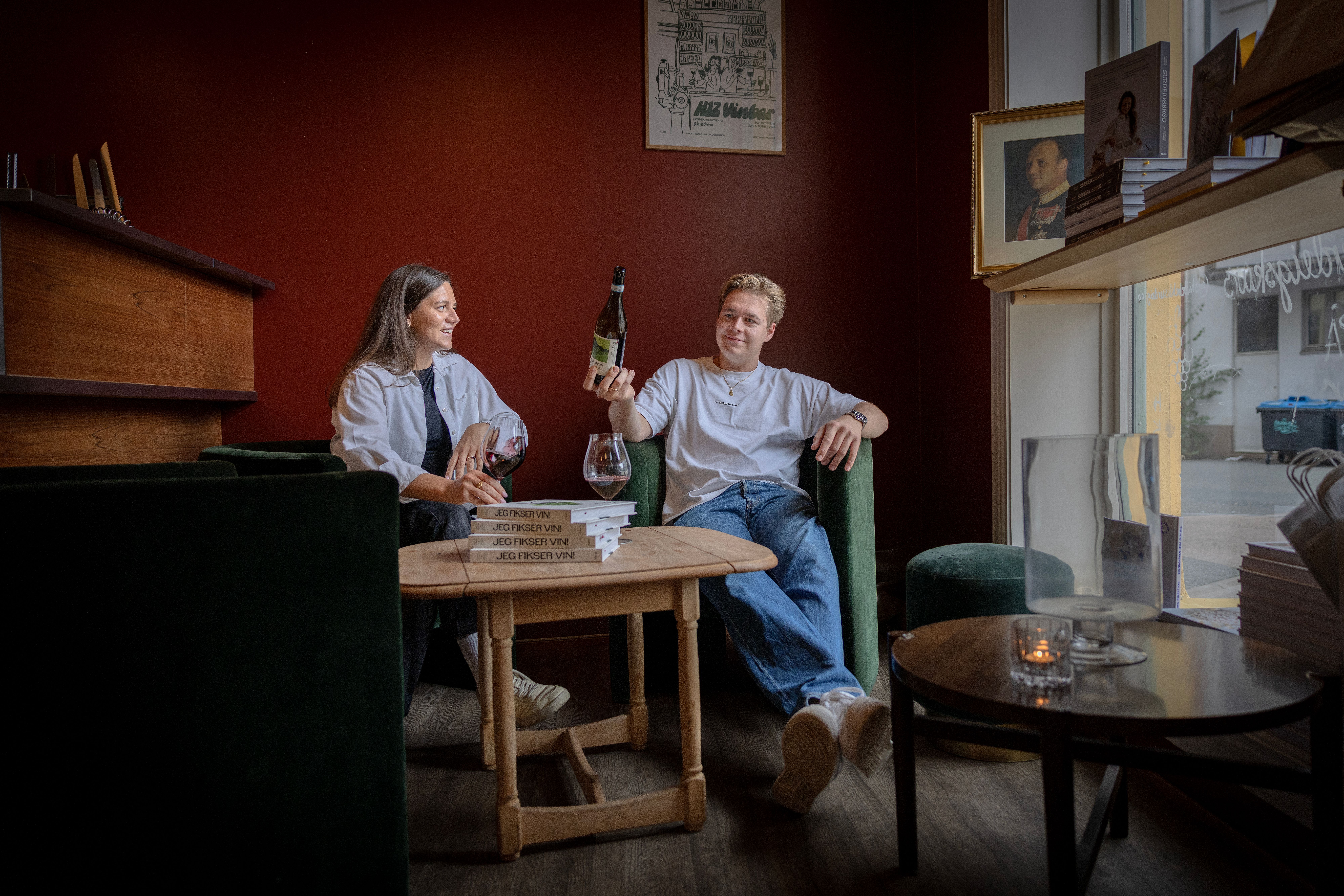 Rebecca Clasen og Christian Clasen er enige om mye, men strides når det kommer til naturvin.