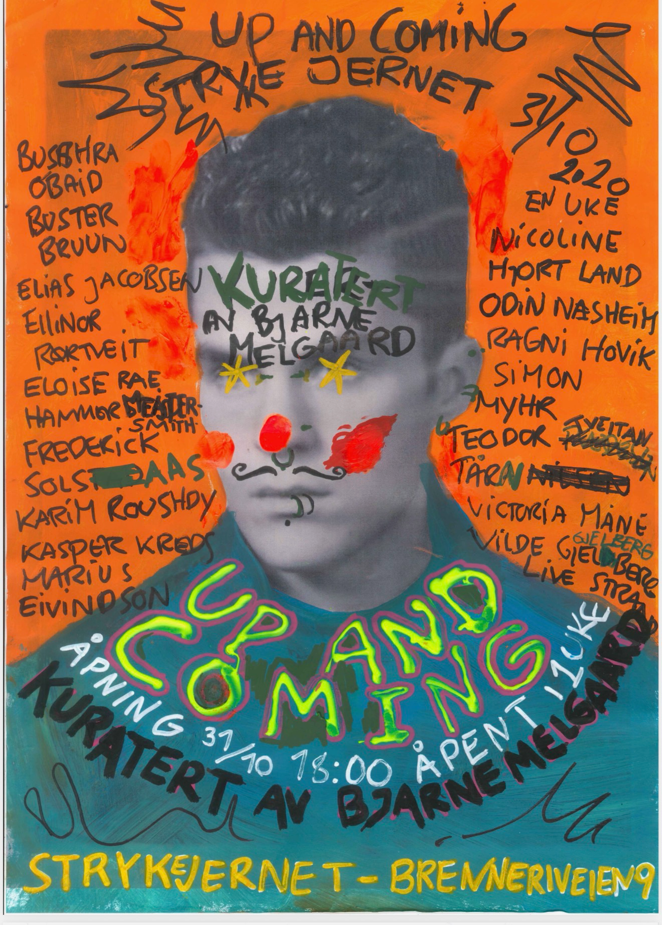 Melgaard har kuratert unge kunstnere i utstillingen «UP AND COMING»