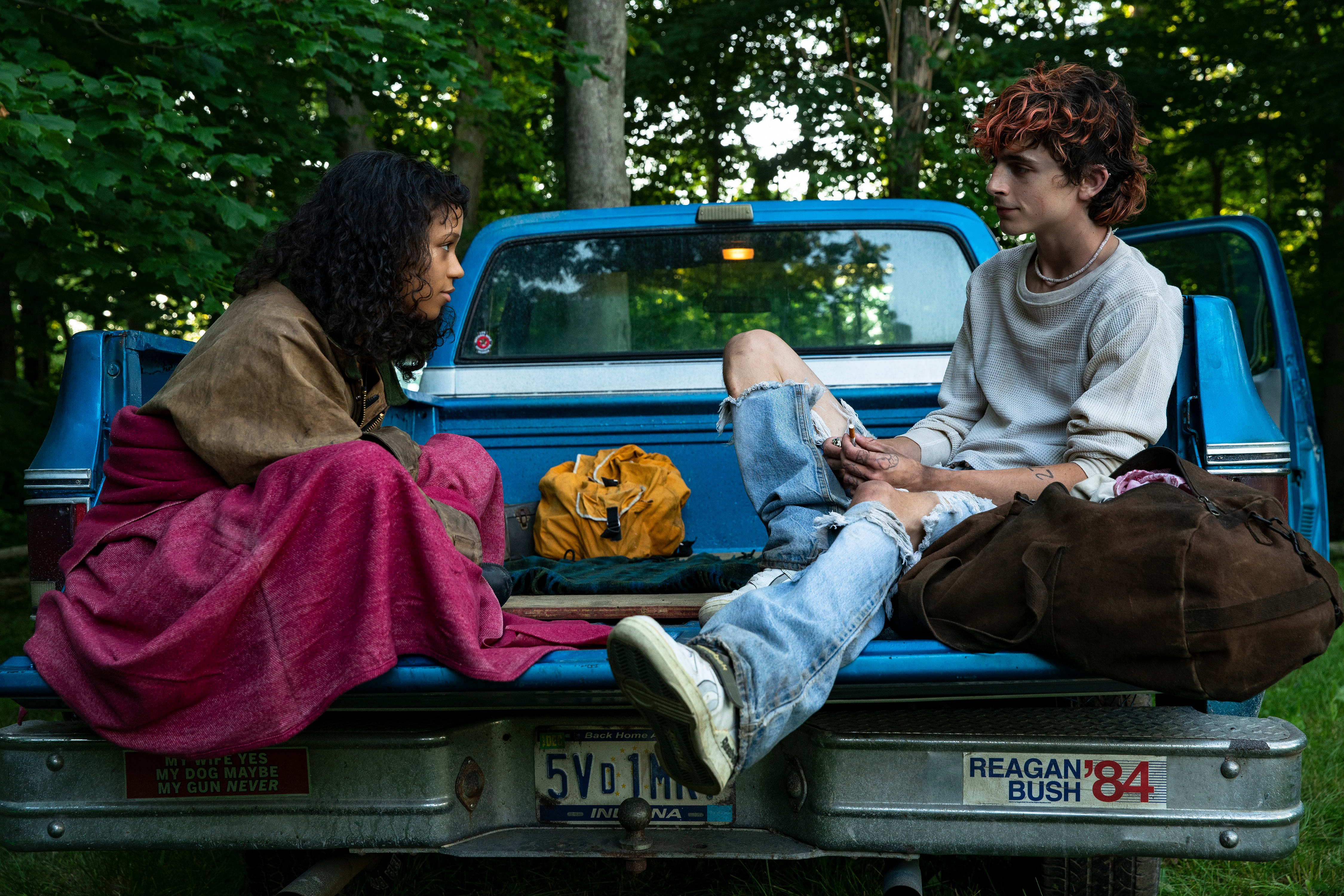 Cannibals in love: Taylor Russell og Timothée Chalamet. 