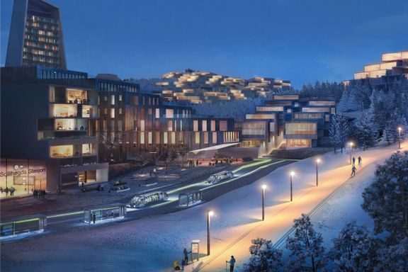 I skogen i Bærum planlegges fremtidens by – slik kan den bli