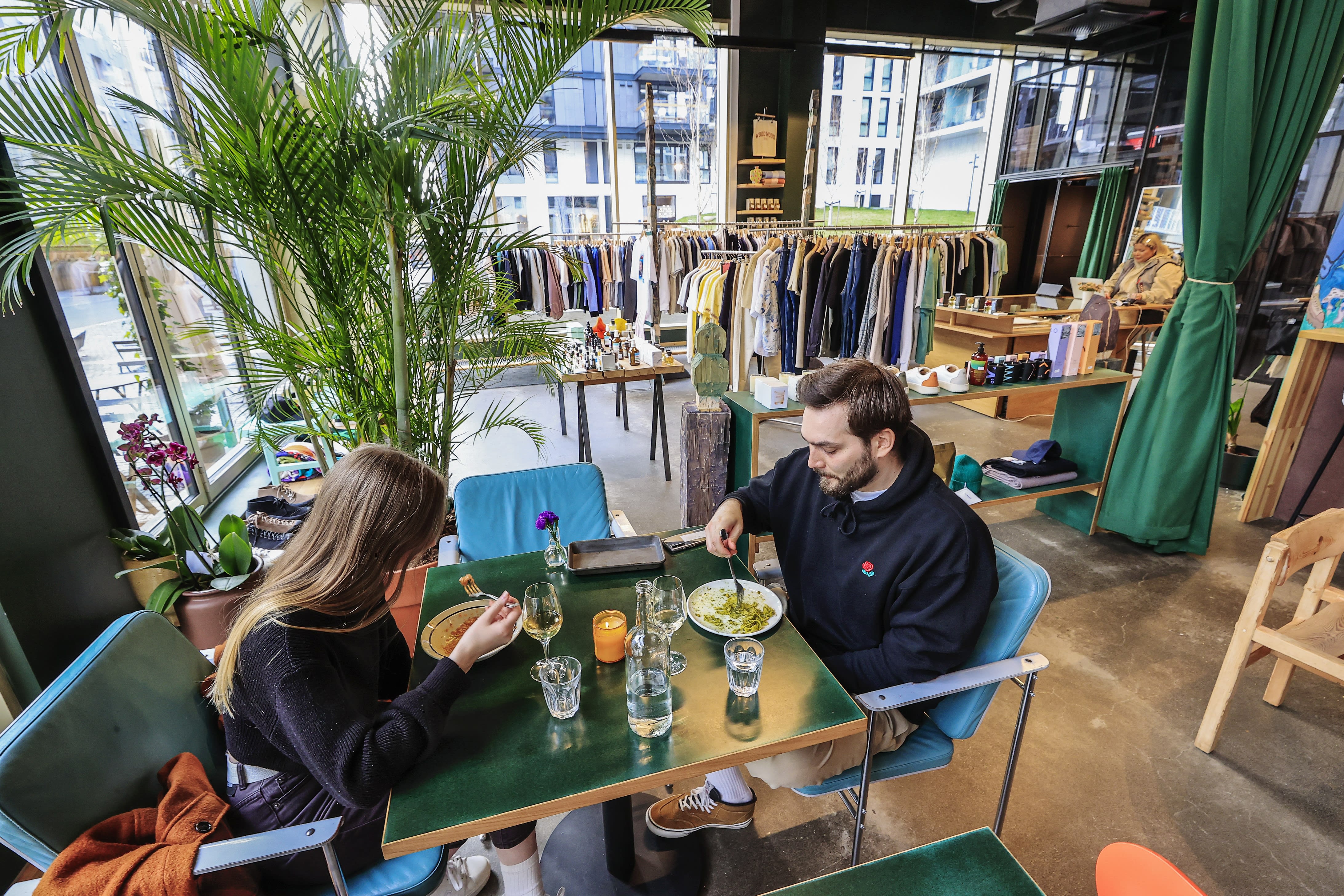 Uformelt og hyggelig hos Dapper Bistro. 