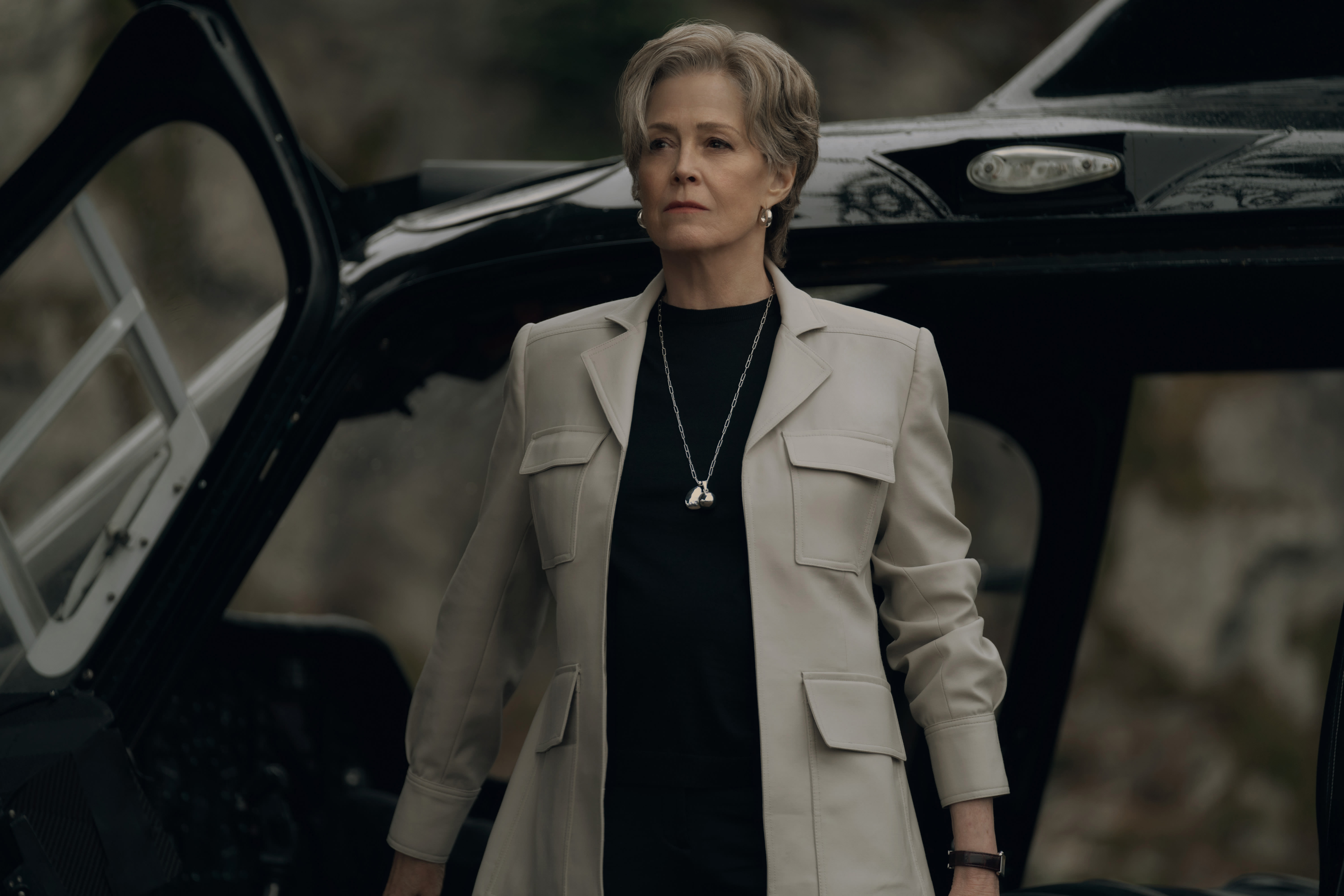 Sigourney Weaver dukker opp i en liten rolle som Levis’ sjef.