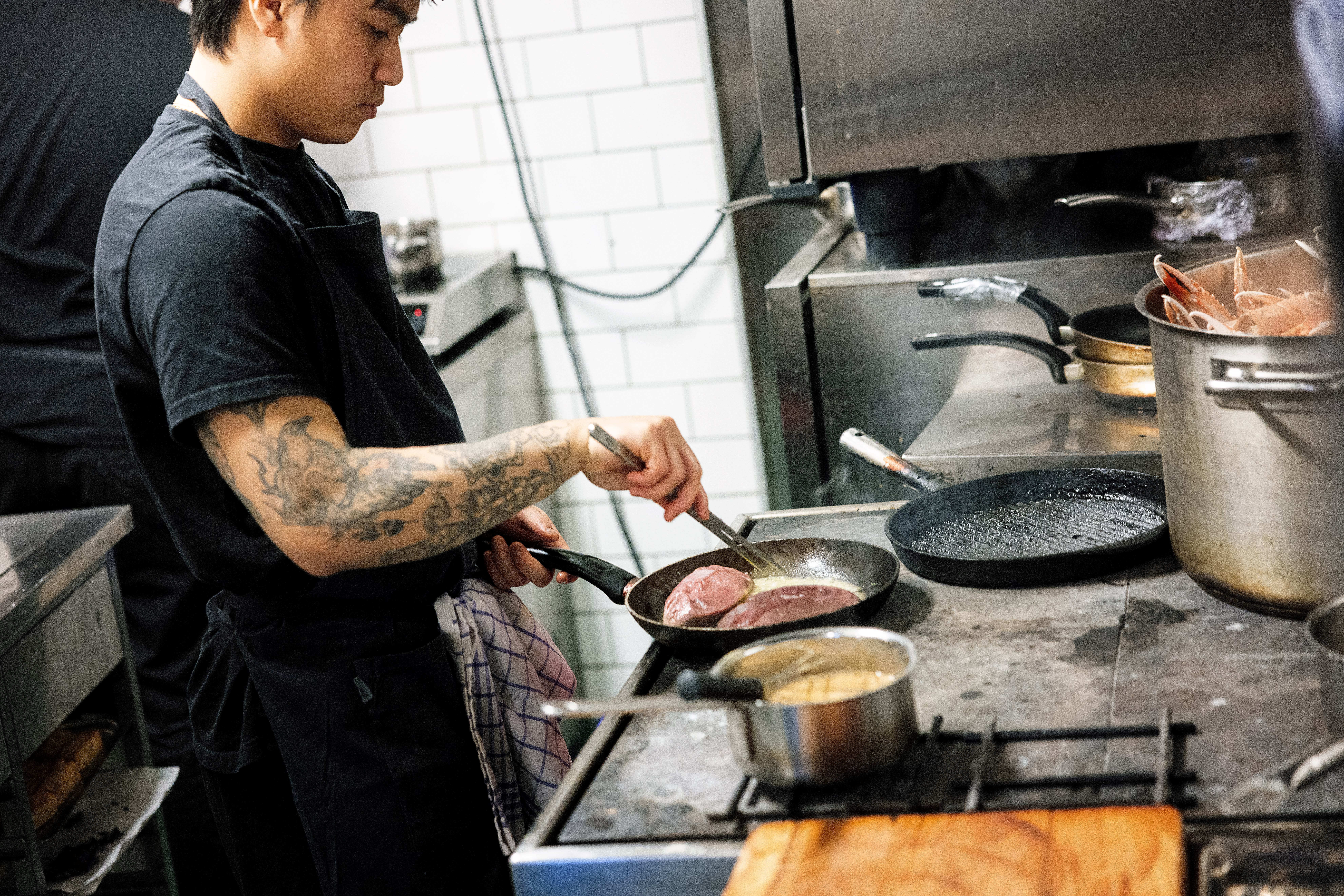 Bra jobb fra kjøkkenet denne kvelden. 