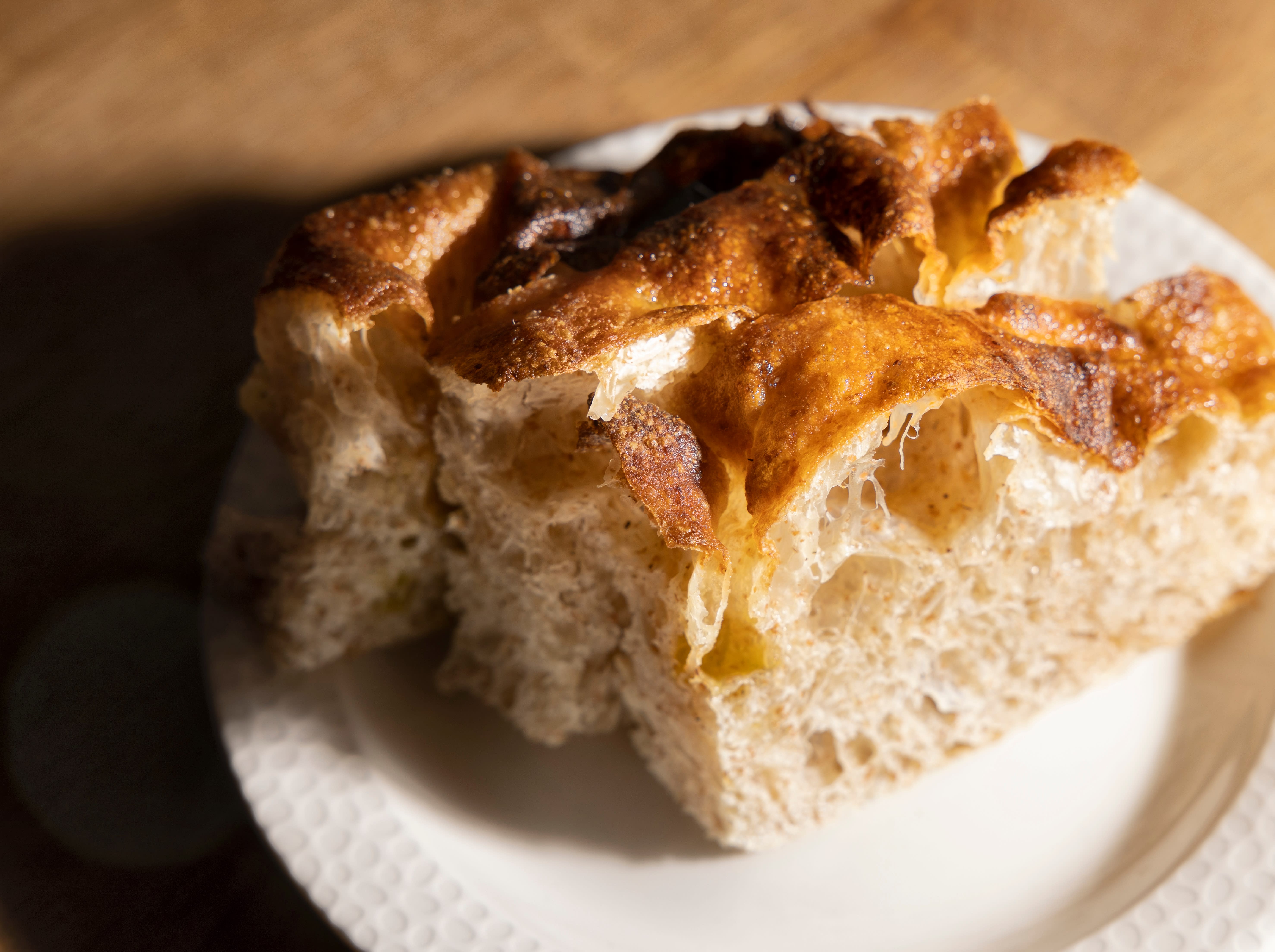 Hjemmelaget focaccia. Bedre blir det knapt. 