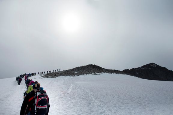 Folk vil opp i fjellet: Nye rekorder for Turistforeningen i fjor