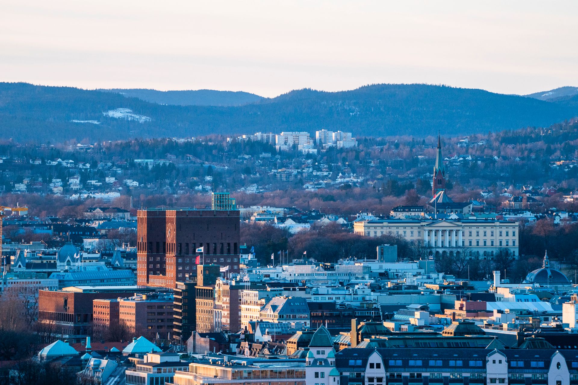 Et oversiktsbilde av Oslo.