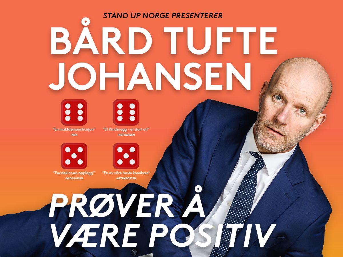 Endelig er Bård Tufte Johansen tilbake med et nytt standup-show!