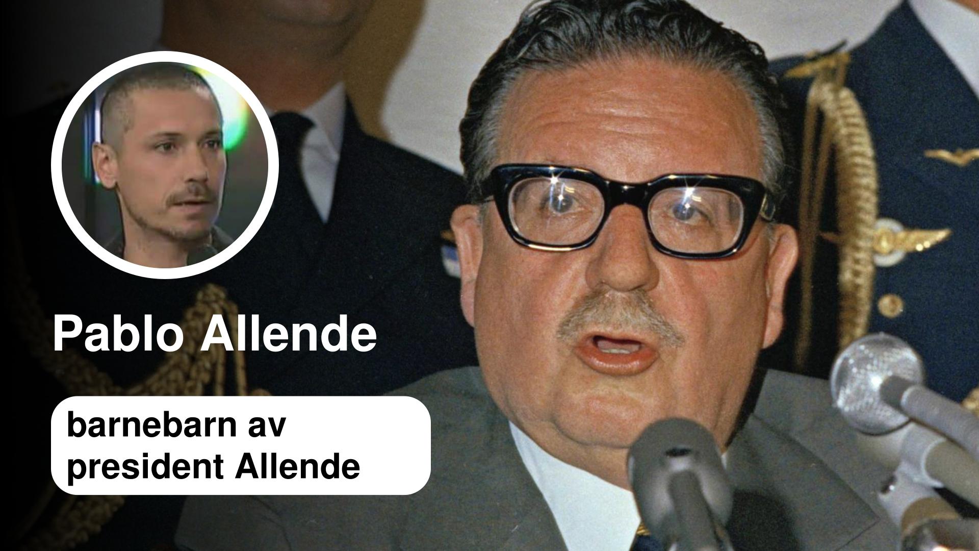 Min bestefar Salvador Allende (bildet) fikk valget mellom å gi fra seg presidentmakten til de høyreekstreme kuppmakerne eller å dø. Han valgte å kjempe til siste slutt og døde i ruinene av presidentpalasset og det chilenske demokratiet, skriver Pablo Sepulveda Allende.