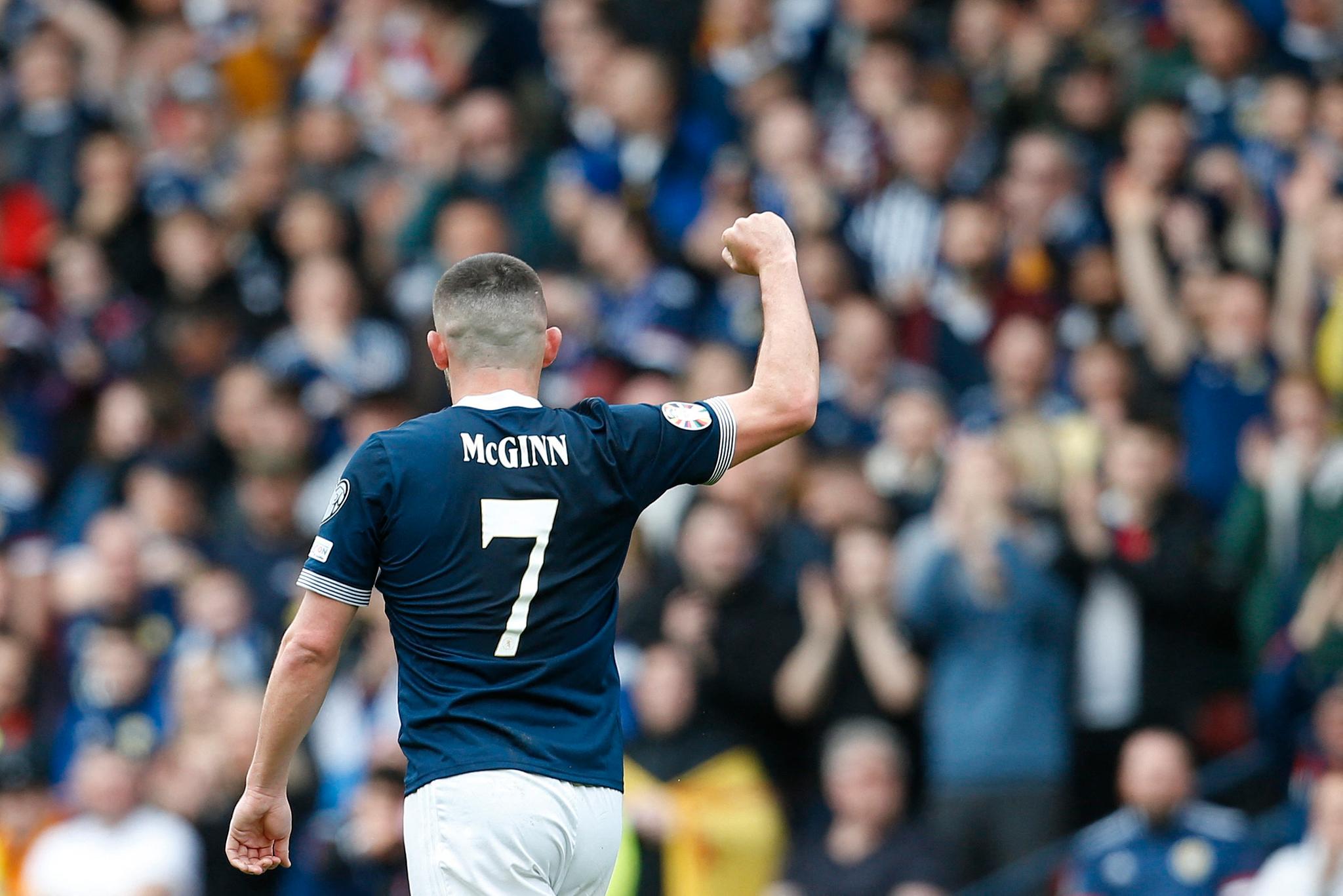 SCORET: John McGinn sendte Skottland i 1–0-ledelse i førsteomgang.