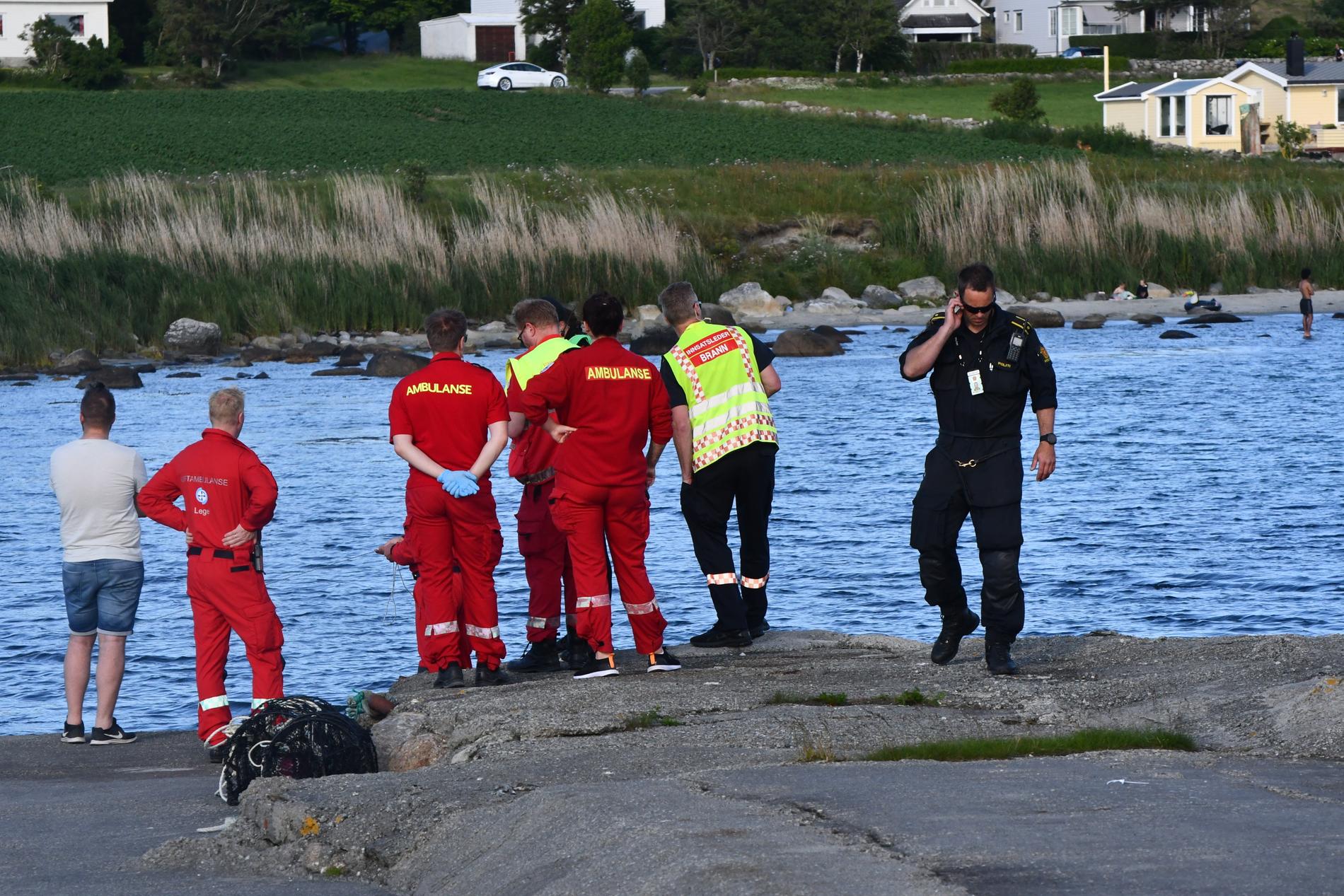 En mann ble erklært etter drukningsulykke ved Sandestranden i kveld. 