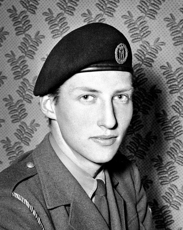 Prins Harald i uniform,21. februar 1957.