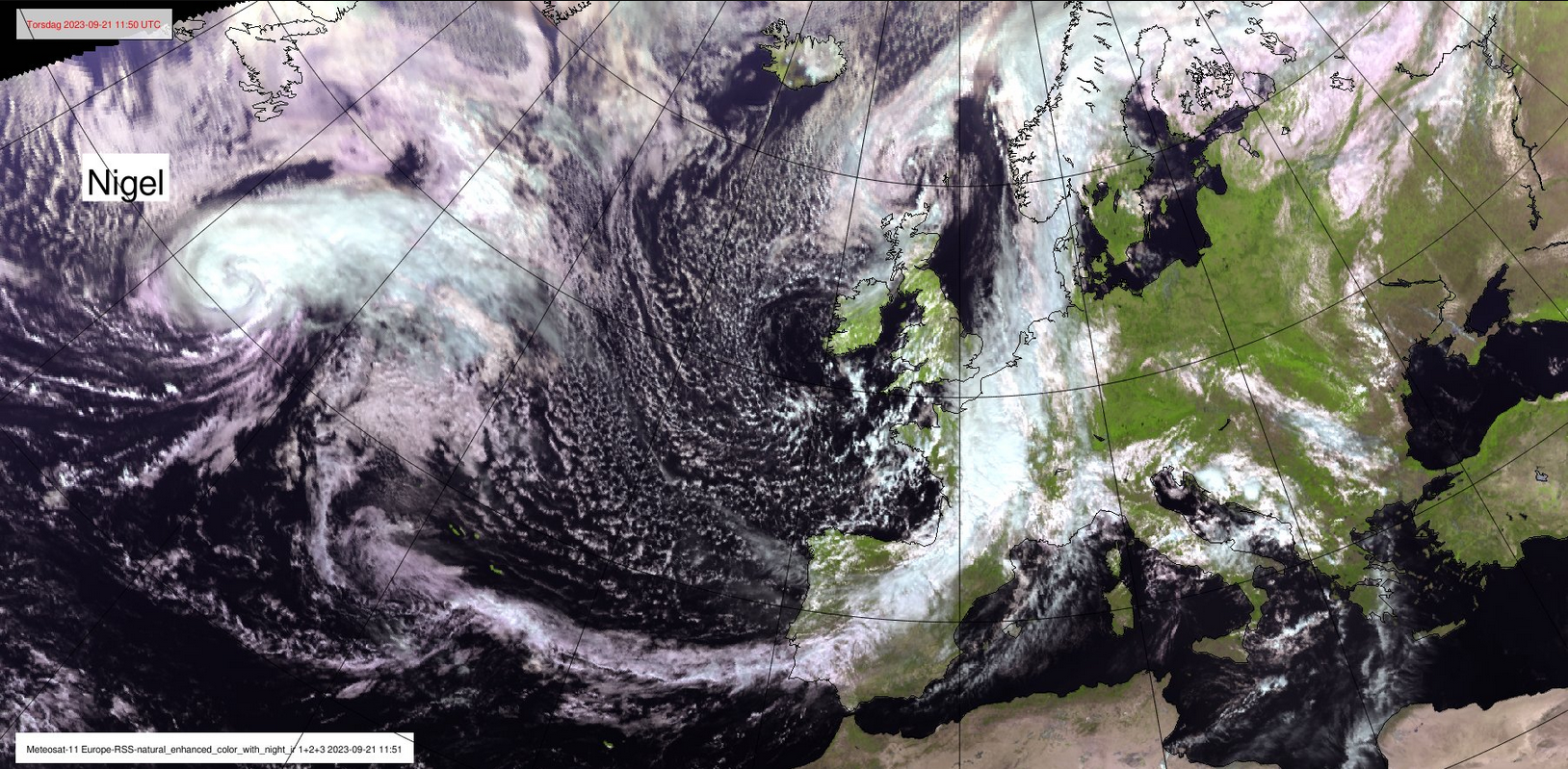 Syklonen Nigel, som i neste uke vil påvirke været i Norge, vil treffe Rogaland først