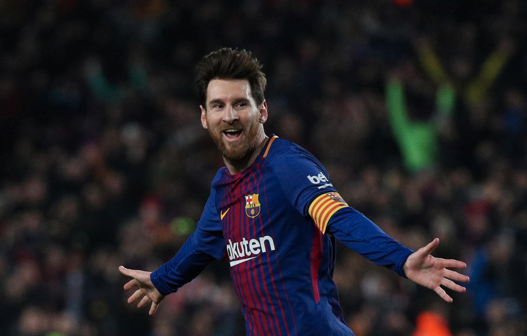 Lionel Messi er toppscorer i La Liga.