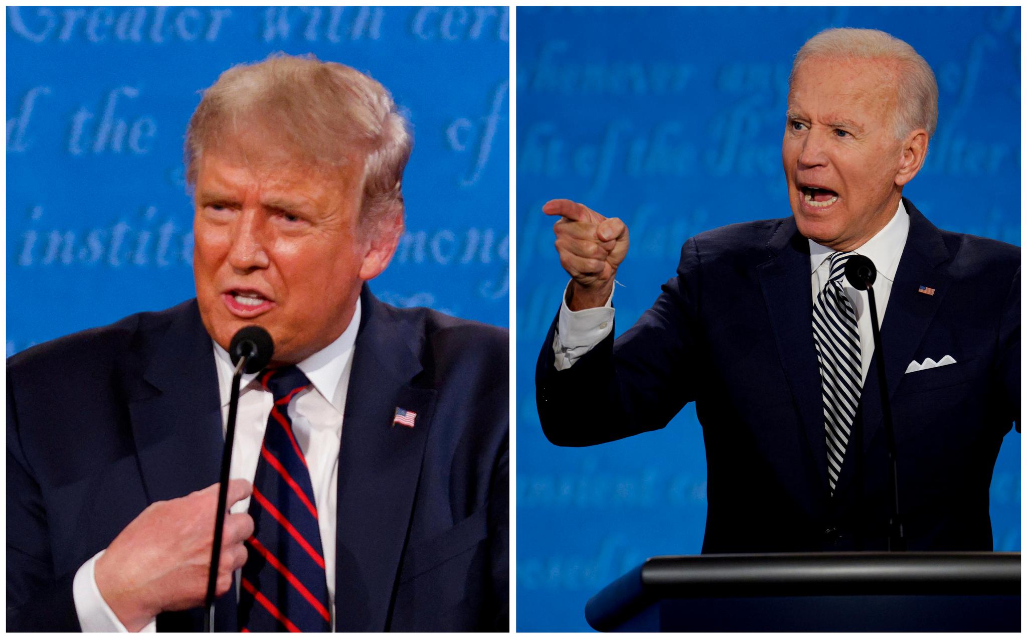 Donald Trump møtte Joe Biden til duell i forrige uke. Da nektet Trump å si at han vil godta et valgnederlag.