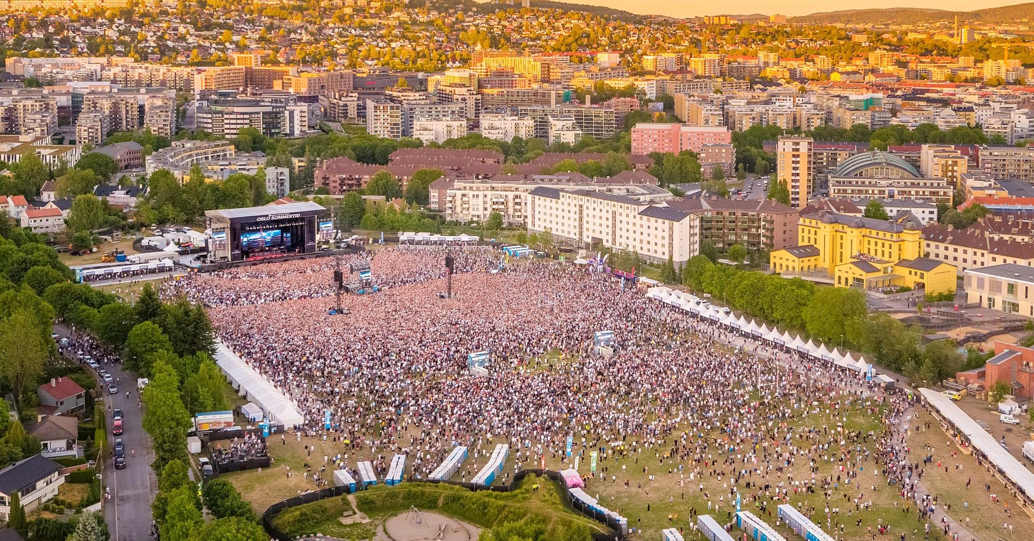 Eminem samlet hele 55.000 publikummere på Voldsløkka i 2018.