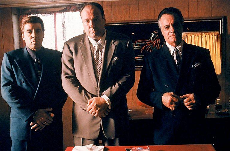  Steven Van Zandt, James Gandolfini og Tony Sirico spilte mafiamenn i «The Sopranos» som tilsammen gikk i seks sesonger.