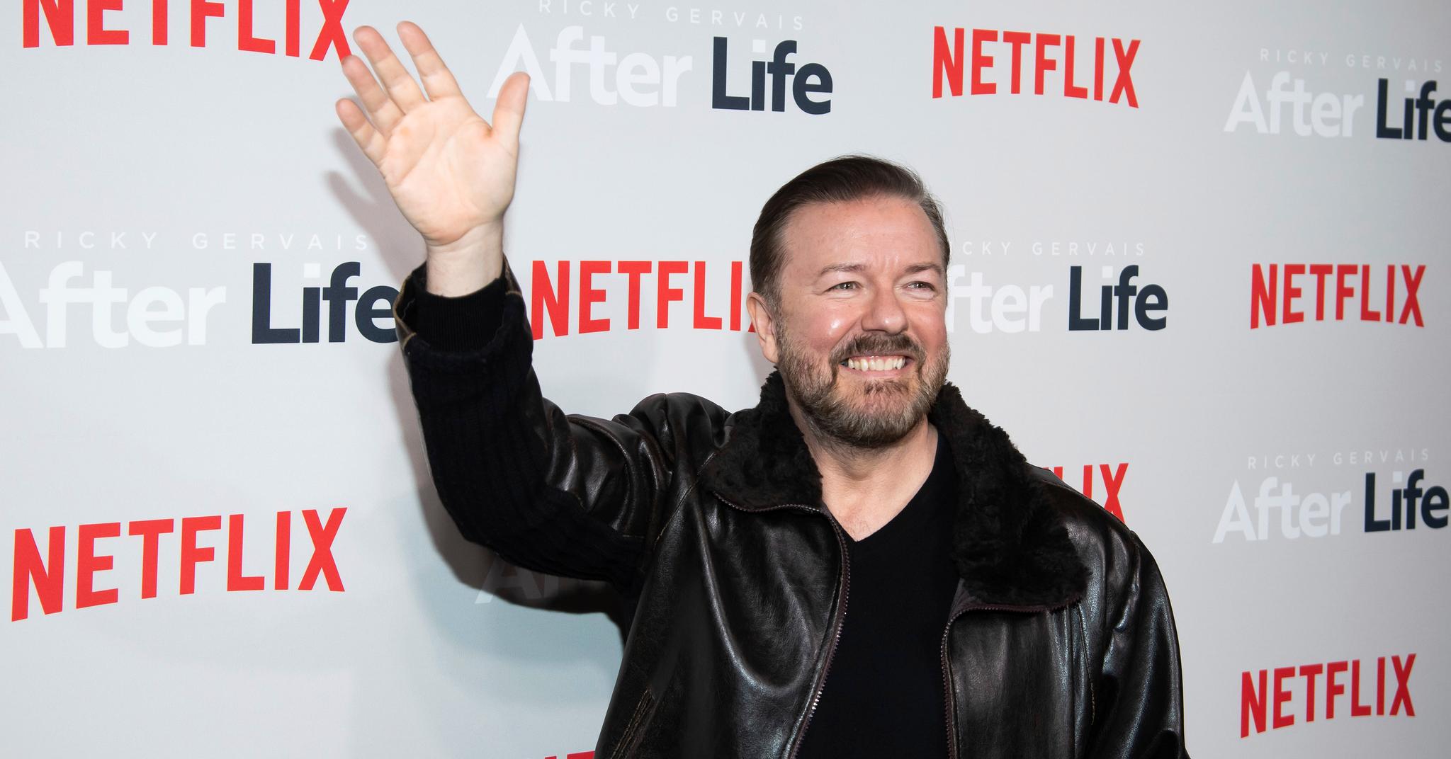 Ricky Gervais er kjent fra blant annet TV-seriene «The Office» og «Afterlife». 