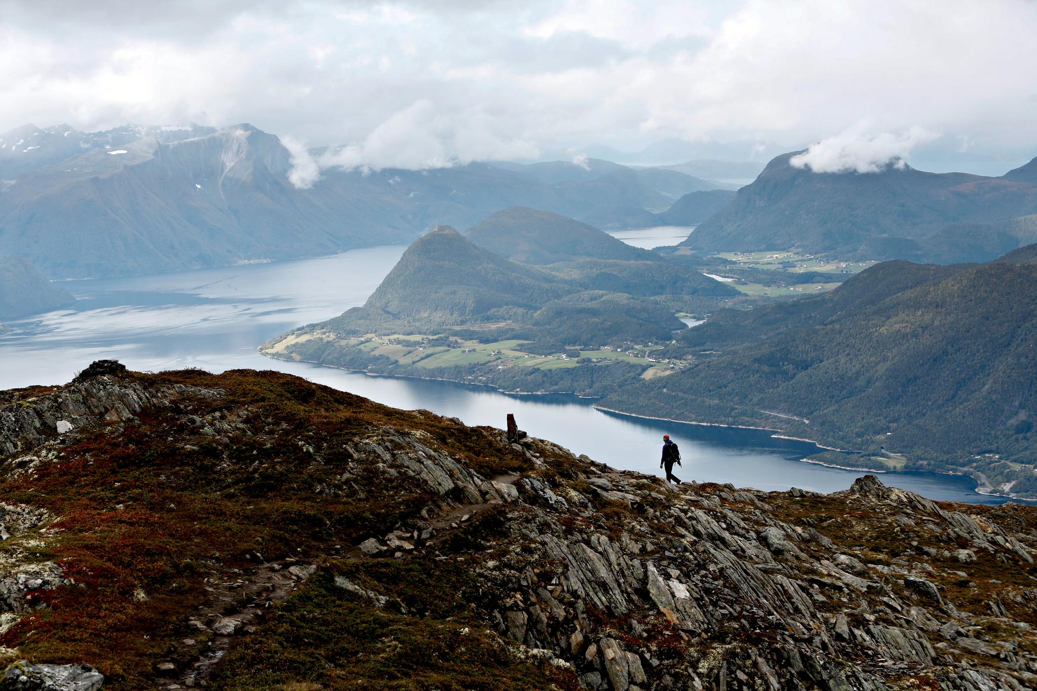 Romsdalseggen er blant de mest besøkte fjelltoppene i landet.