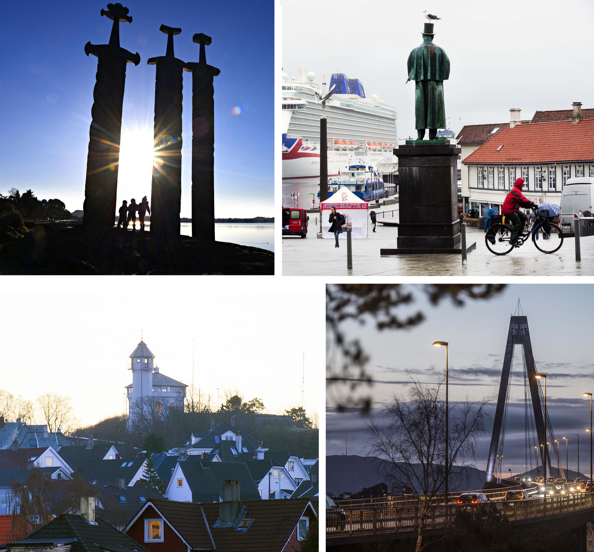 Sverd i fjell, Kielland-statuen, Vålandstårnet og Bybrua blir snart lyssatt i rosa.