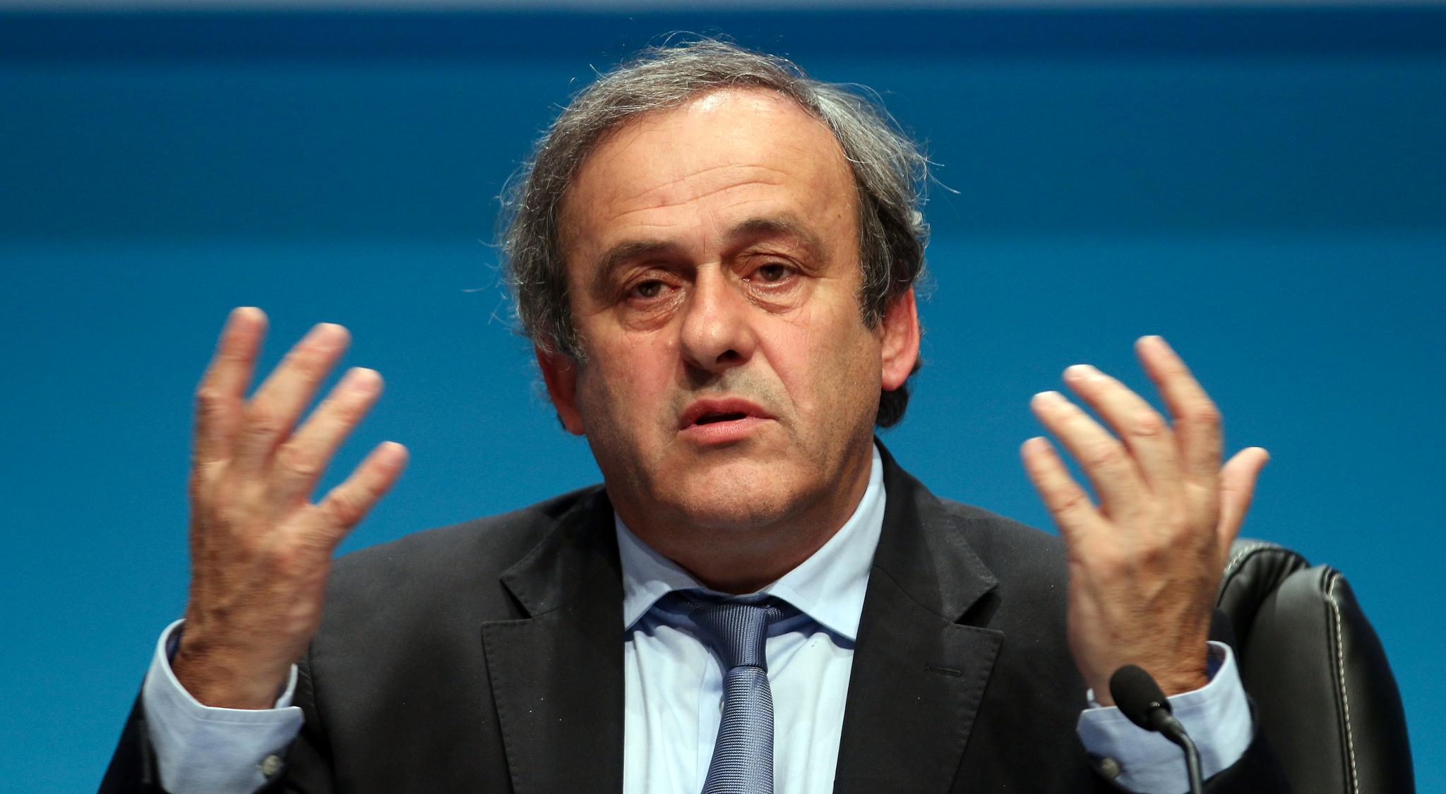 UEFA-president Michel Platini.