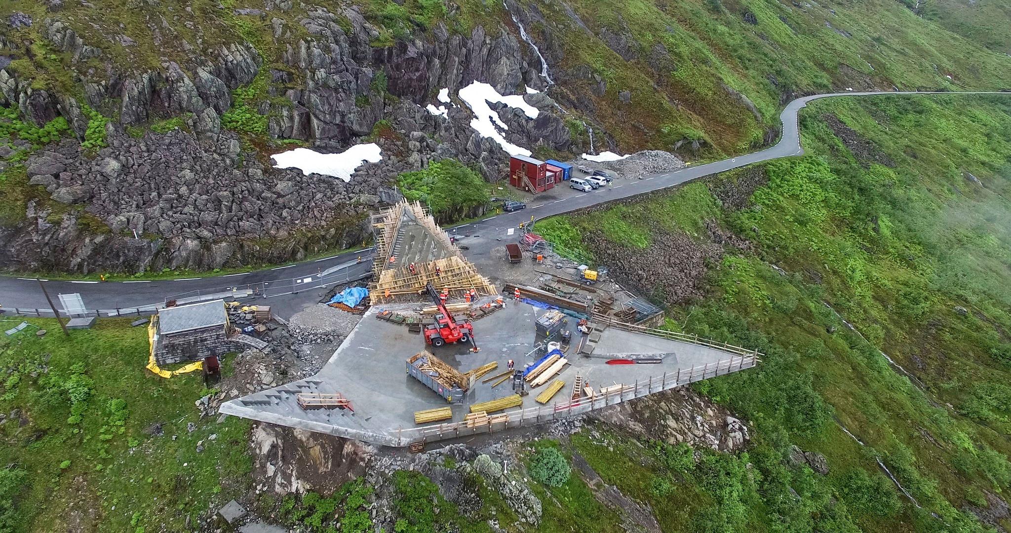 TØFT: Arkitektfirmaet Code står bak Utsikten på Gaularfjellet. Det nyeste landemerket i Norge står klart i slutten av juni. 