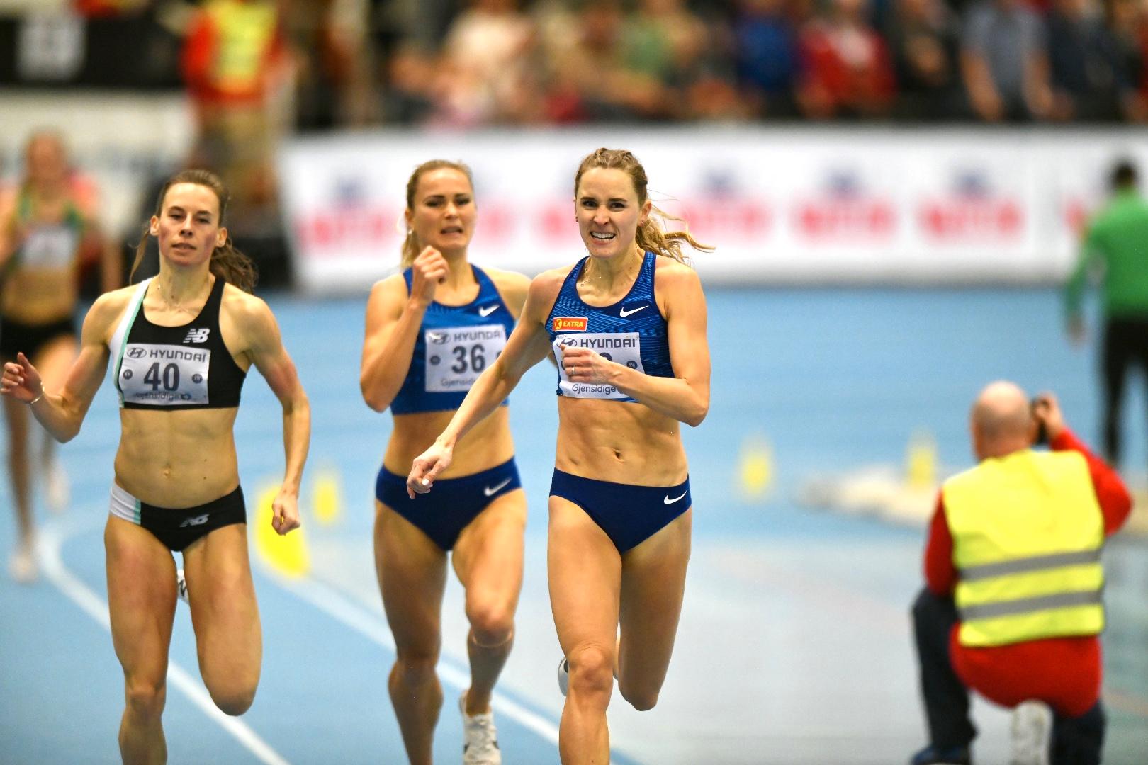 Hedda Hynne vant 800-meteren under Karsten Warholm International.