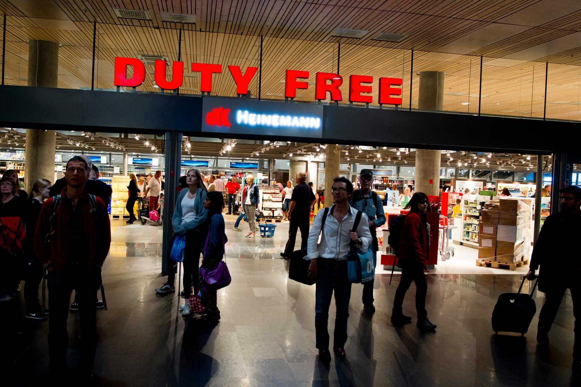 DUTY FREE: Taxfree-shopping er obligatorisk for nordmenn på vei hjem fra utenlandsreise.