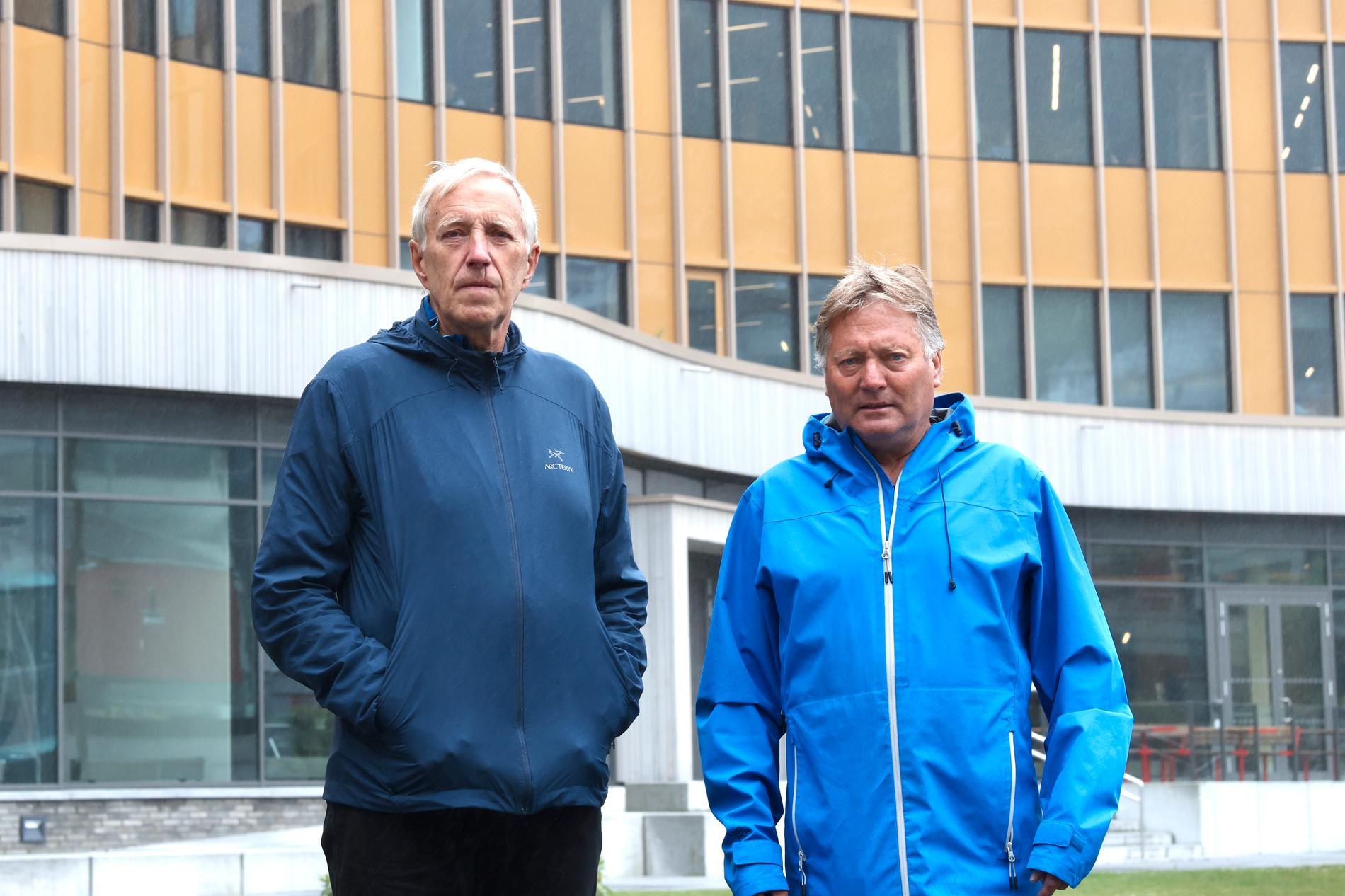 Gunnar W. Ramsdal og Svein Davidsen har til sammen 60 års erfaring fra Bergen Lysverker og BKK - som i 2021 skiftet navn på kraftproduksjonsdelen til Eviny 