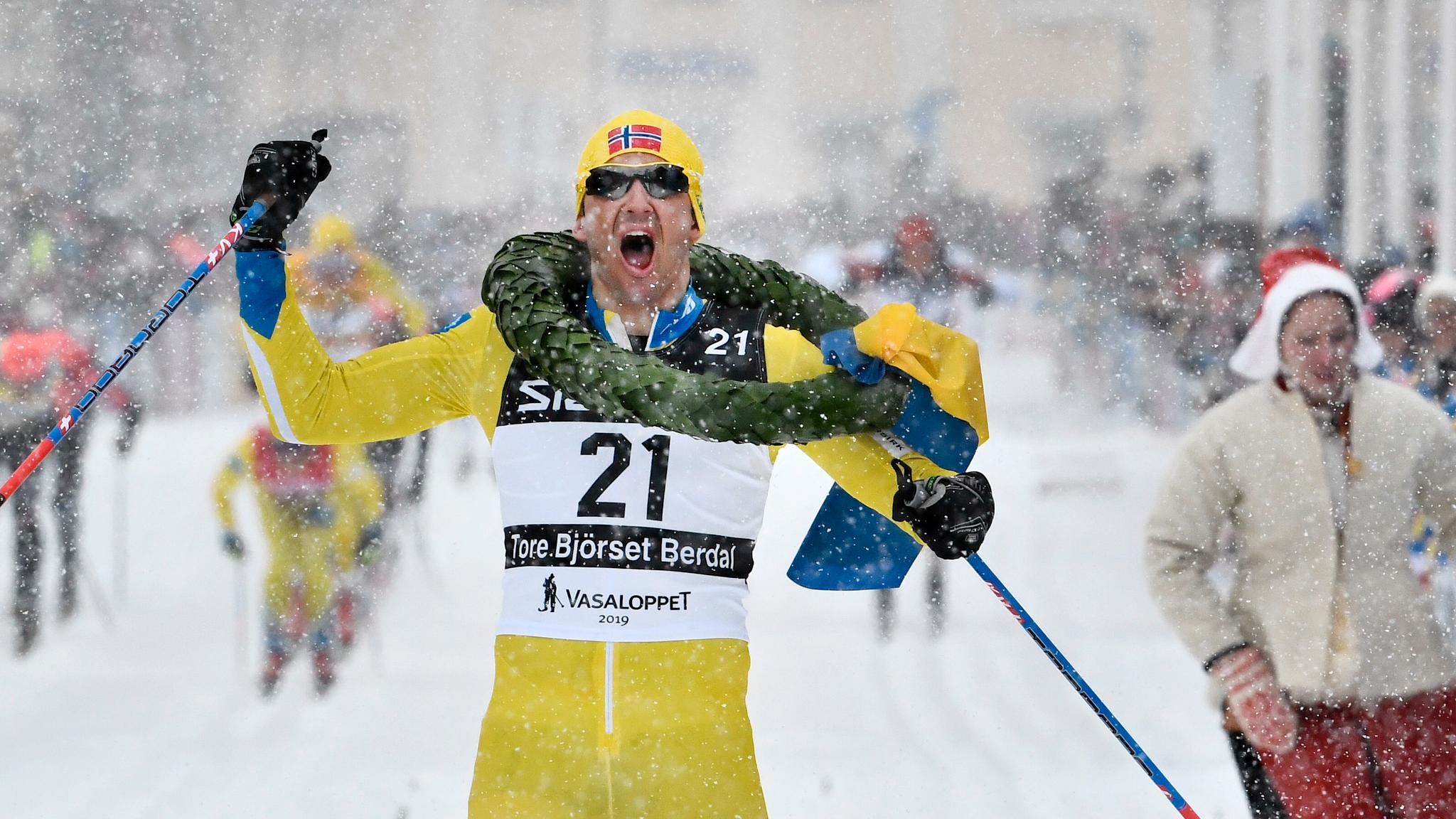 Tore Bjørseth Berdal vant Vasaloppet i år. 