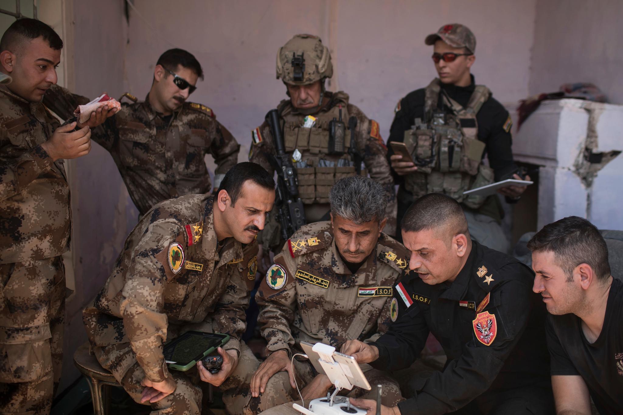 Irakiske spesialstyrker mener kampene om gamlebyen vest i Mosul er inne i sin siste fase.